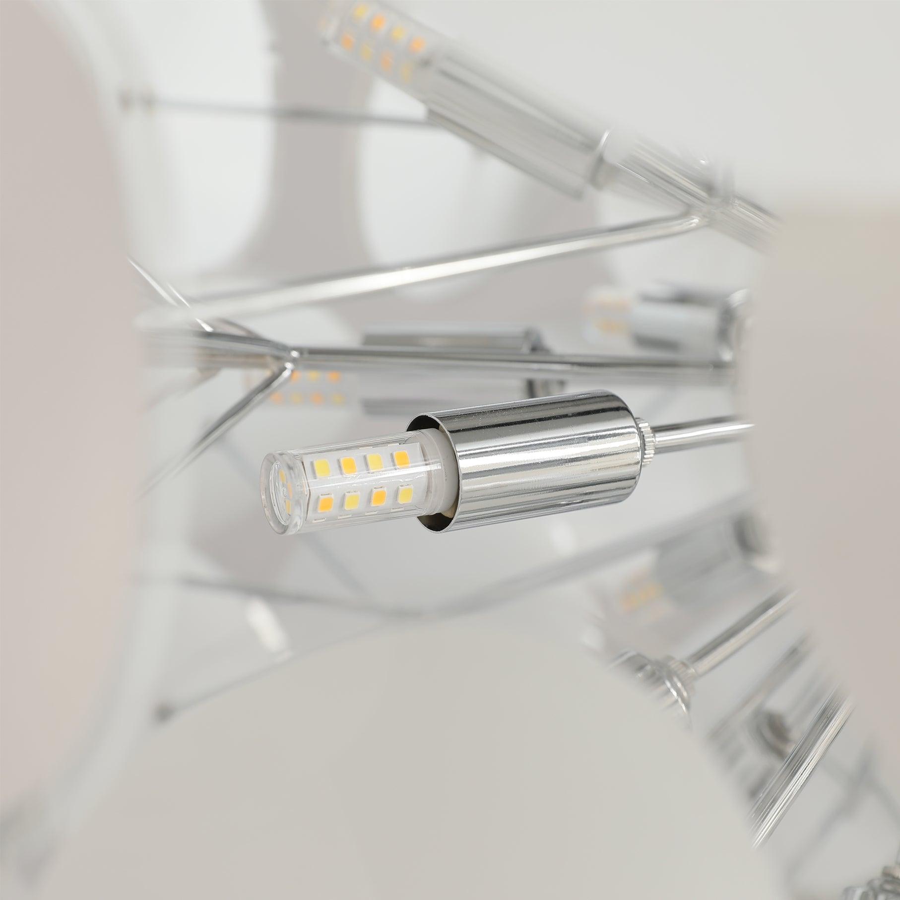 Poppy Glass Chandelier - Letslighting