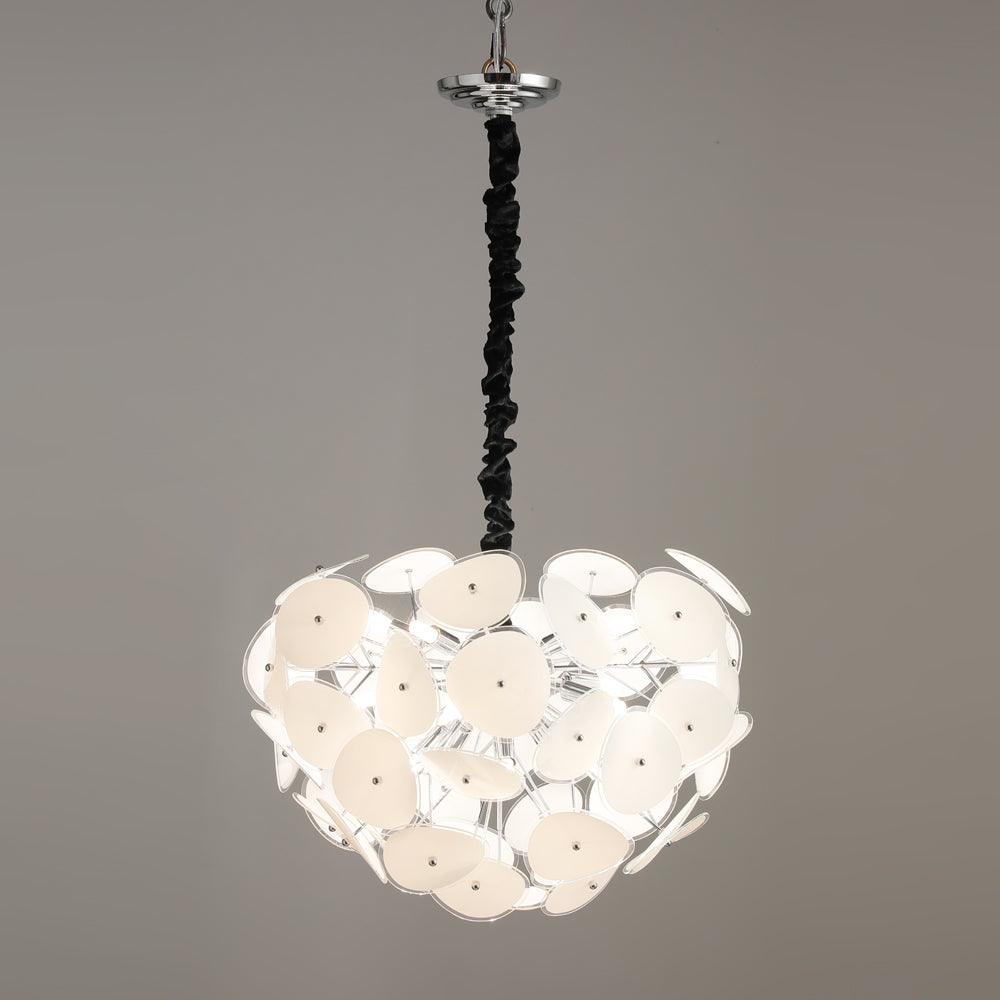 Poppy Glass Chandelier - Letslighting
