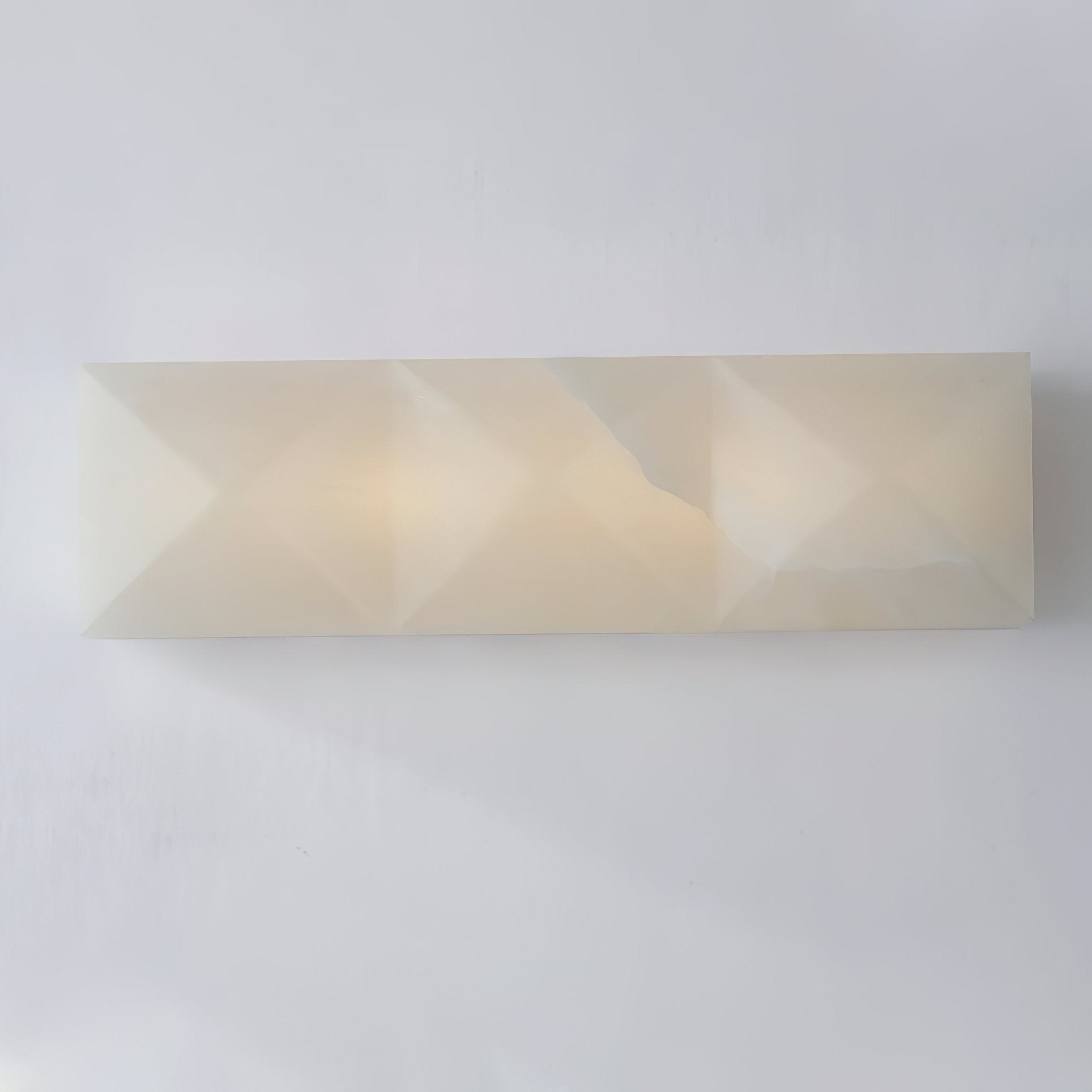 Dione Geometric Alabaster Wall Light - Letslighting