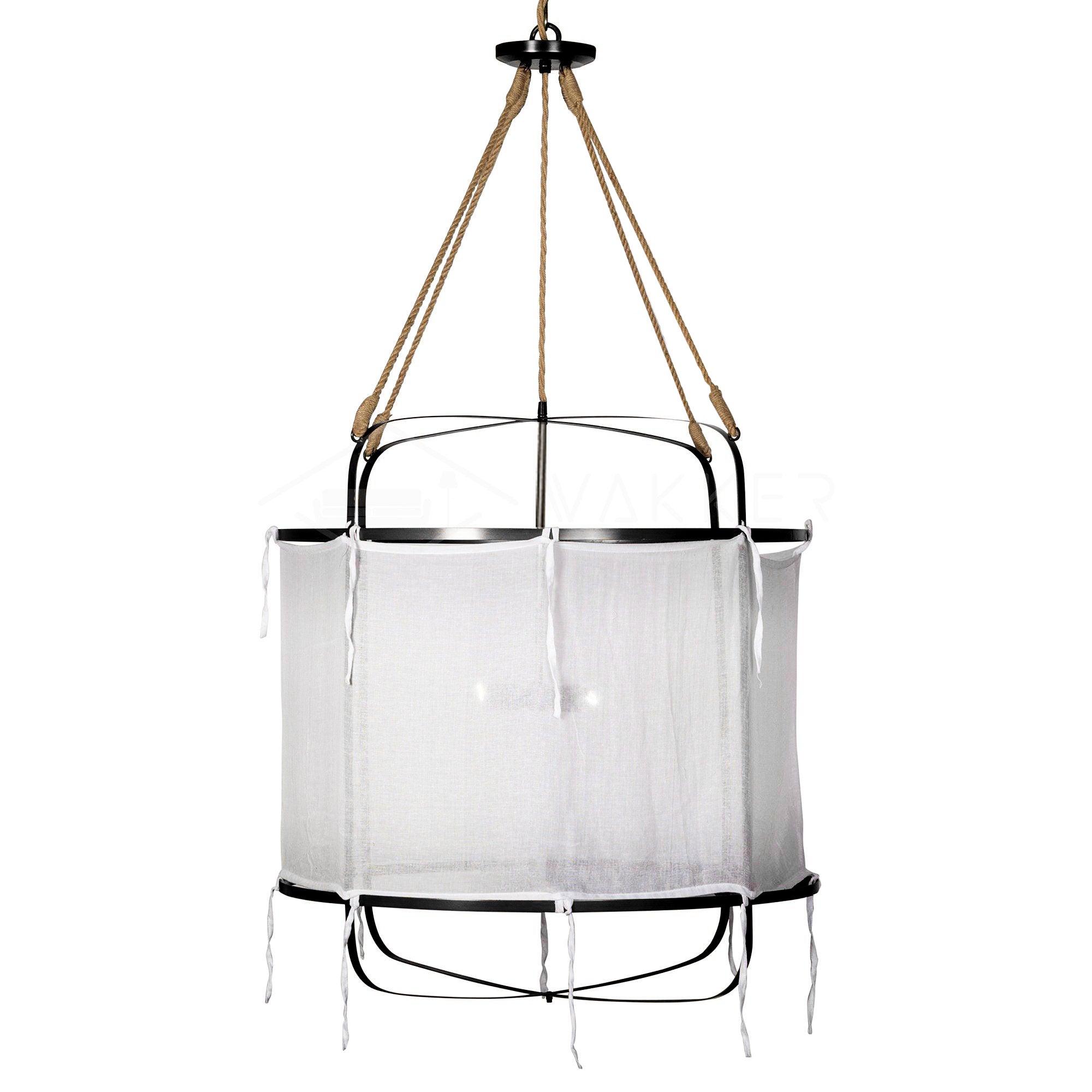 Provence Linen Pendant Light - Letslighting