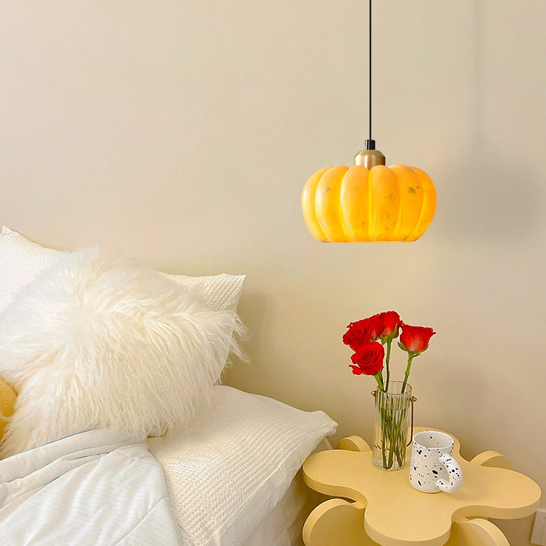 Arisha Calabaza Lámpara Colgante Resina Dormitorio Comedor