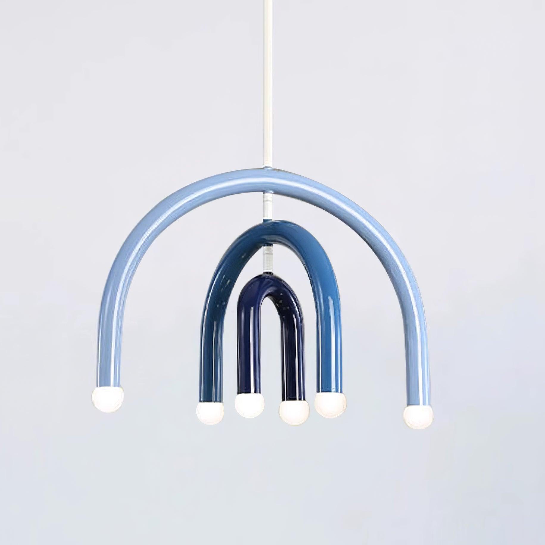 Pendant Lamp Rainbow Modern Metal Arc for Living and Dining Room - Letslighting