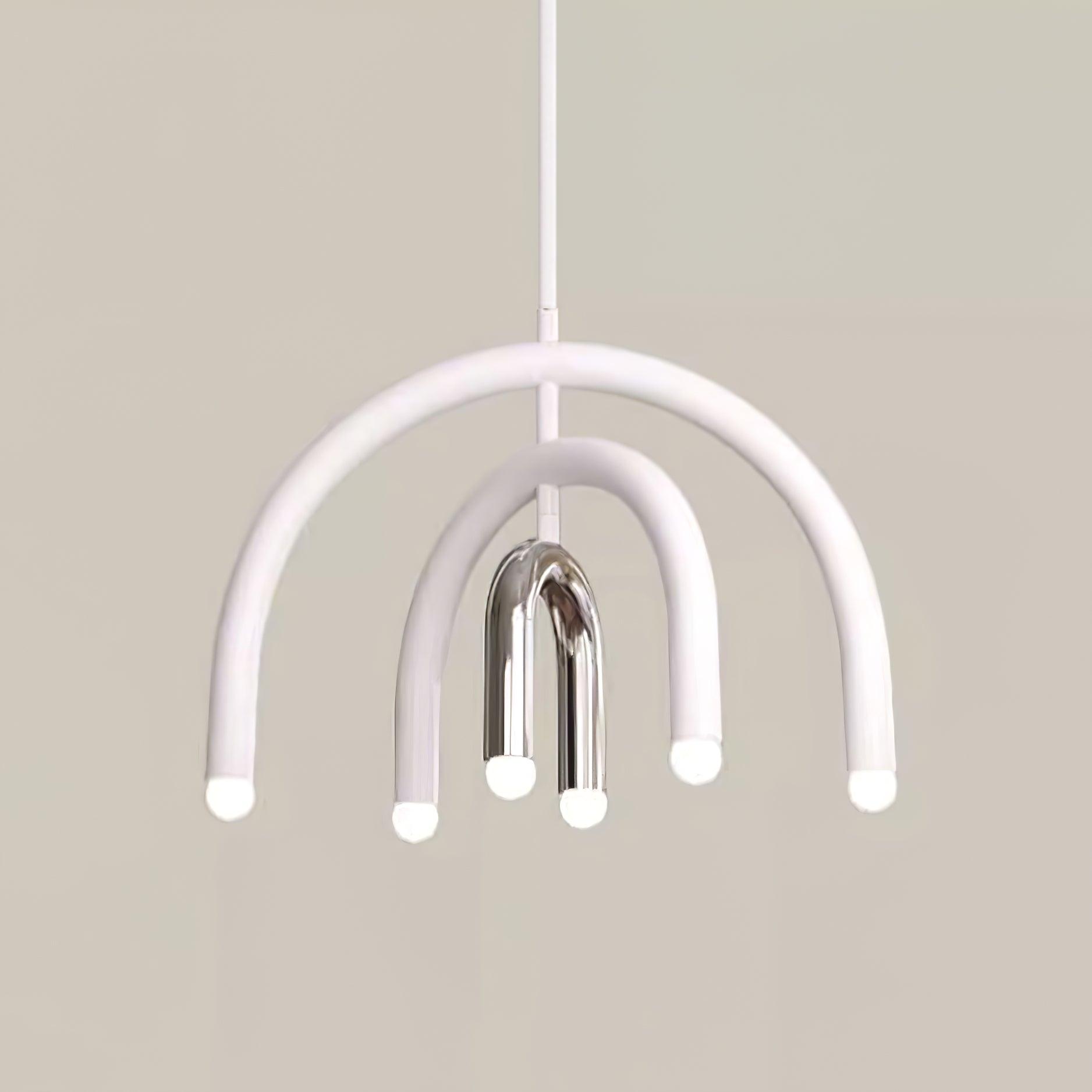 Pendant Lamp Rainbow Modern Metal Arc for Living and Dining Room - Letslighting