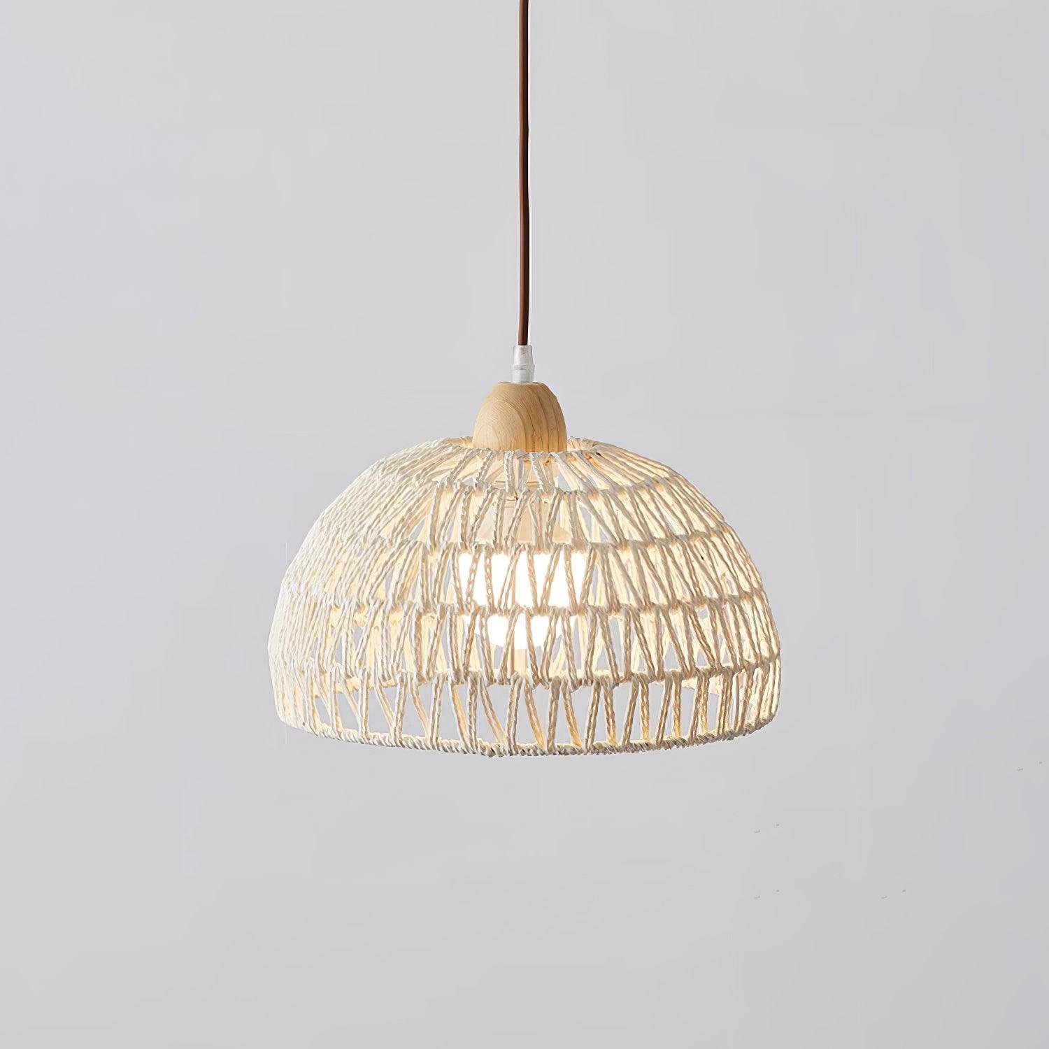 Rattan Arch Pendant Lamp - Letslighting