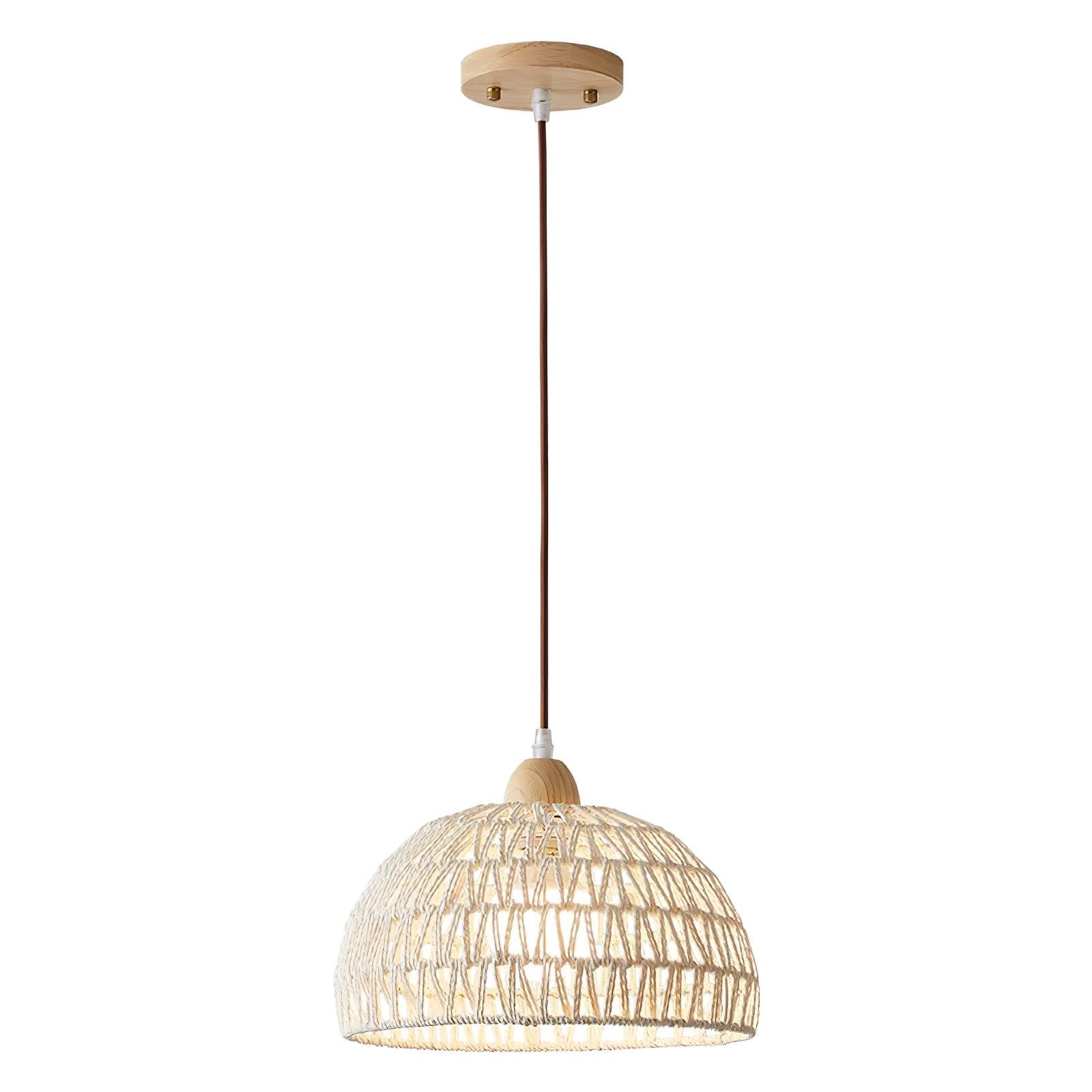 Rattan Arch Pendant Lamp - Letslighting