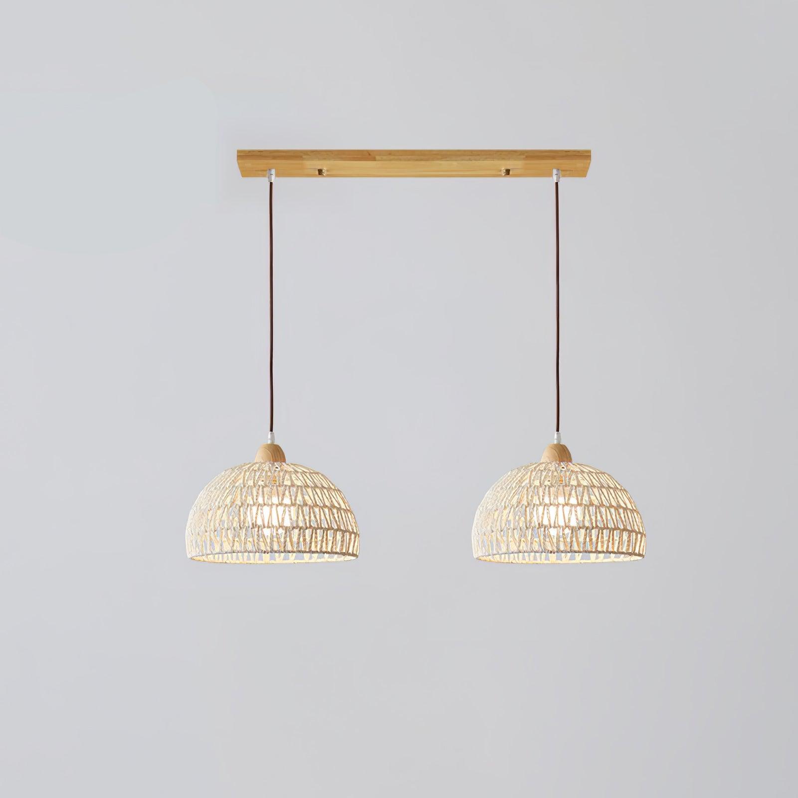 Rattan Arch Pendant Lamp - Letslighting