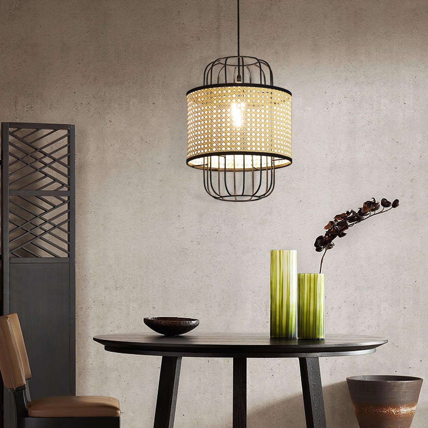Rattan Aru Pendant Lamp - Letslighting