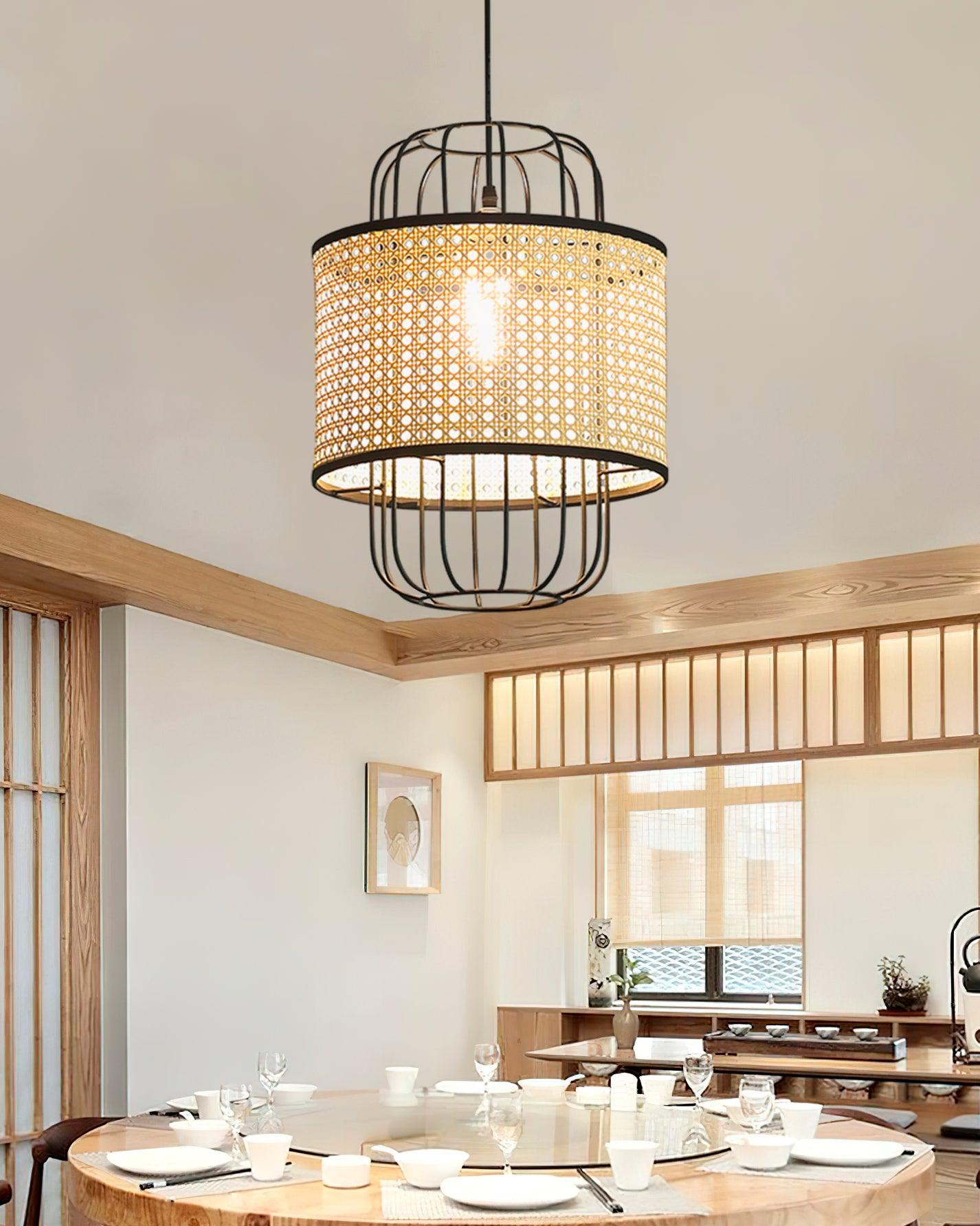 Rattan Aru Pendant Lamp - Letslighting