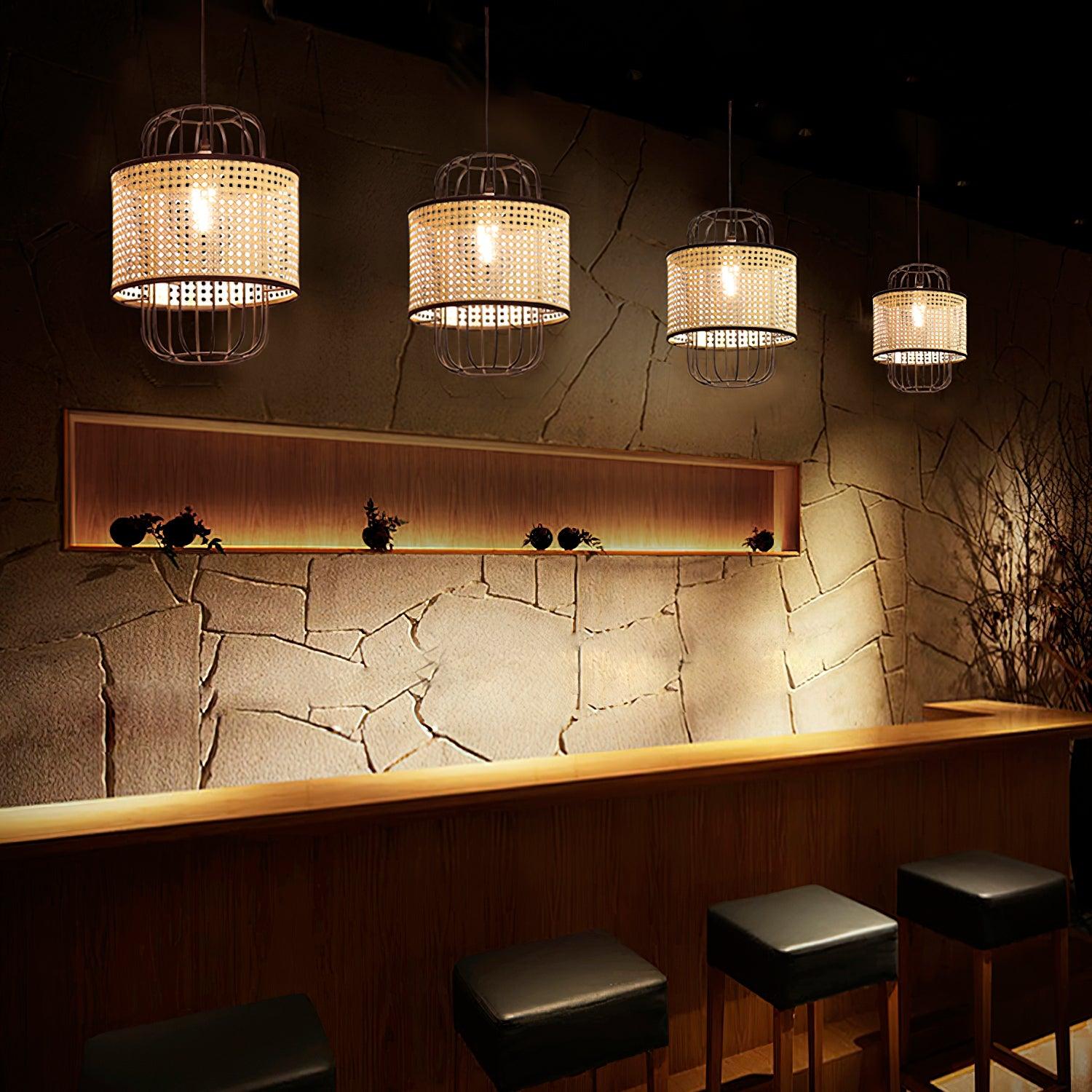 Rattan Aru Pendant Lamp - Letslighting