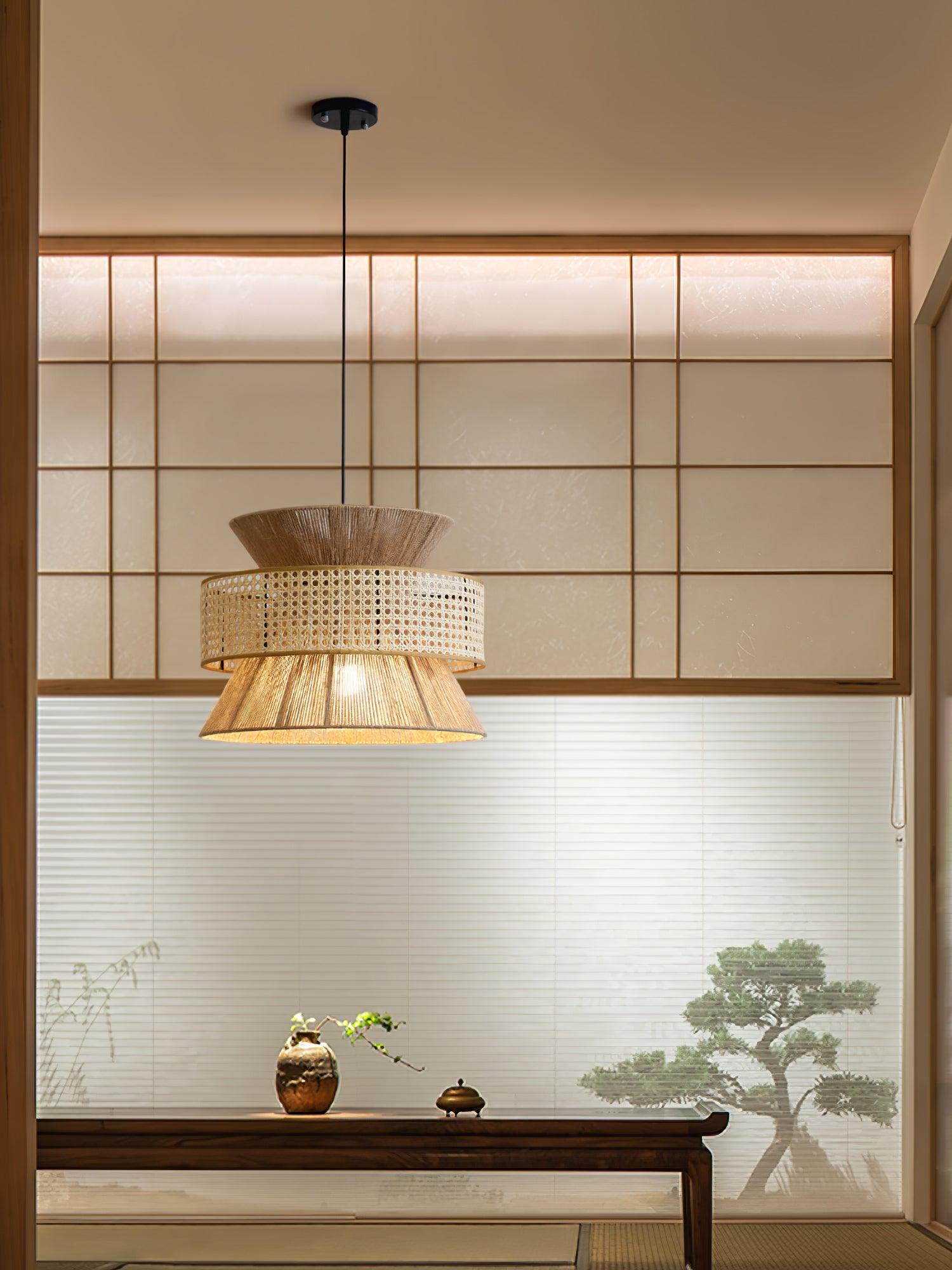 Aria Bohemian Bamboo Pendant Lamp - Letslighting