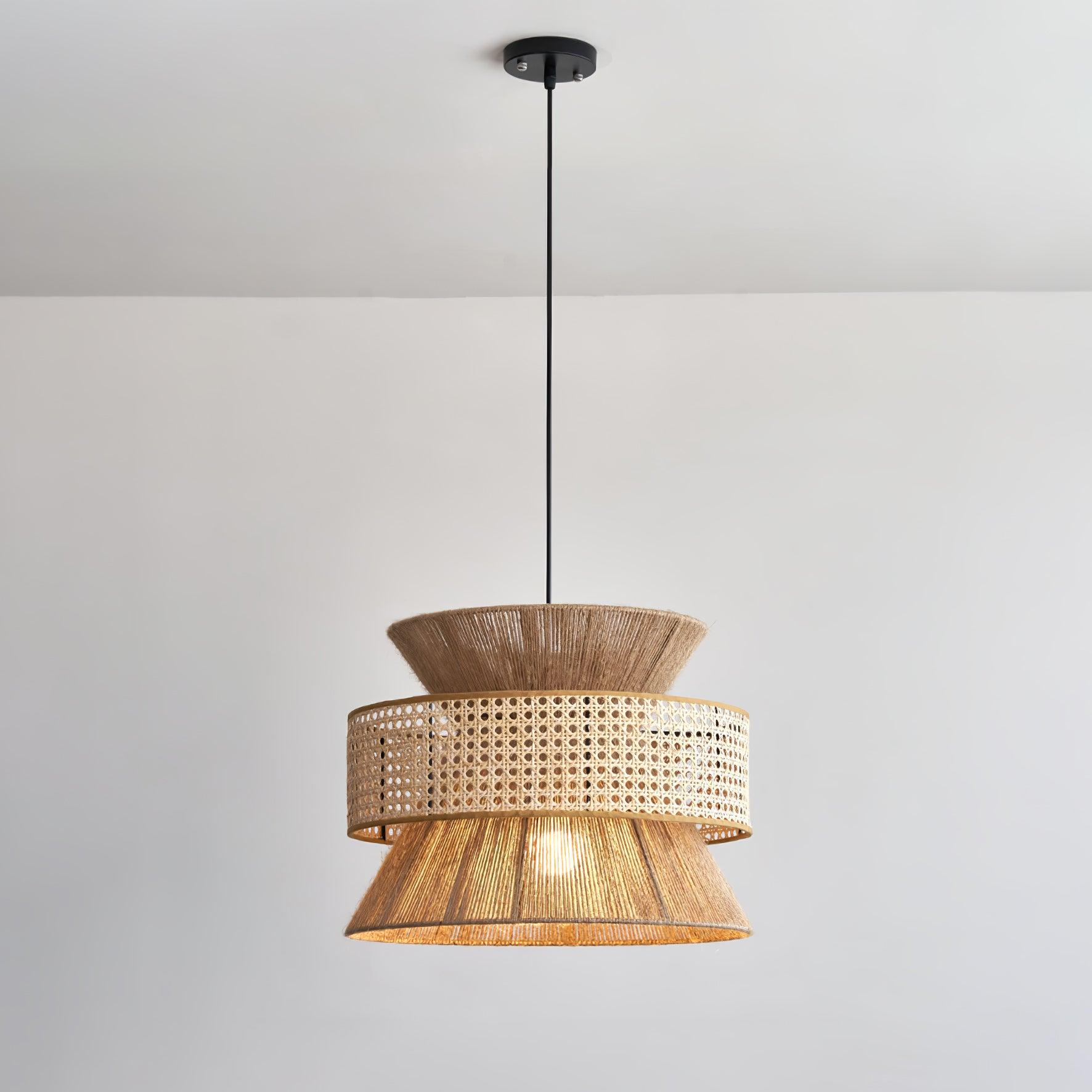 Aria Bohemian Bamboo Pendant Lamp - Letslighting