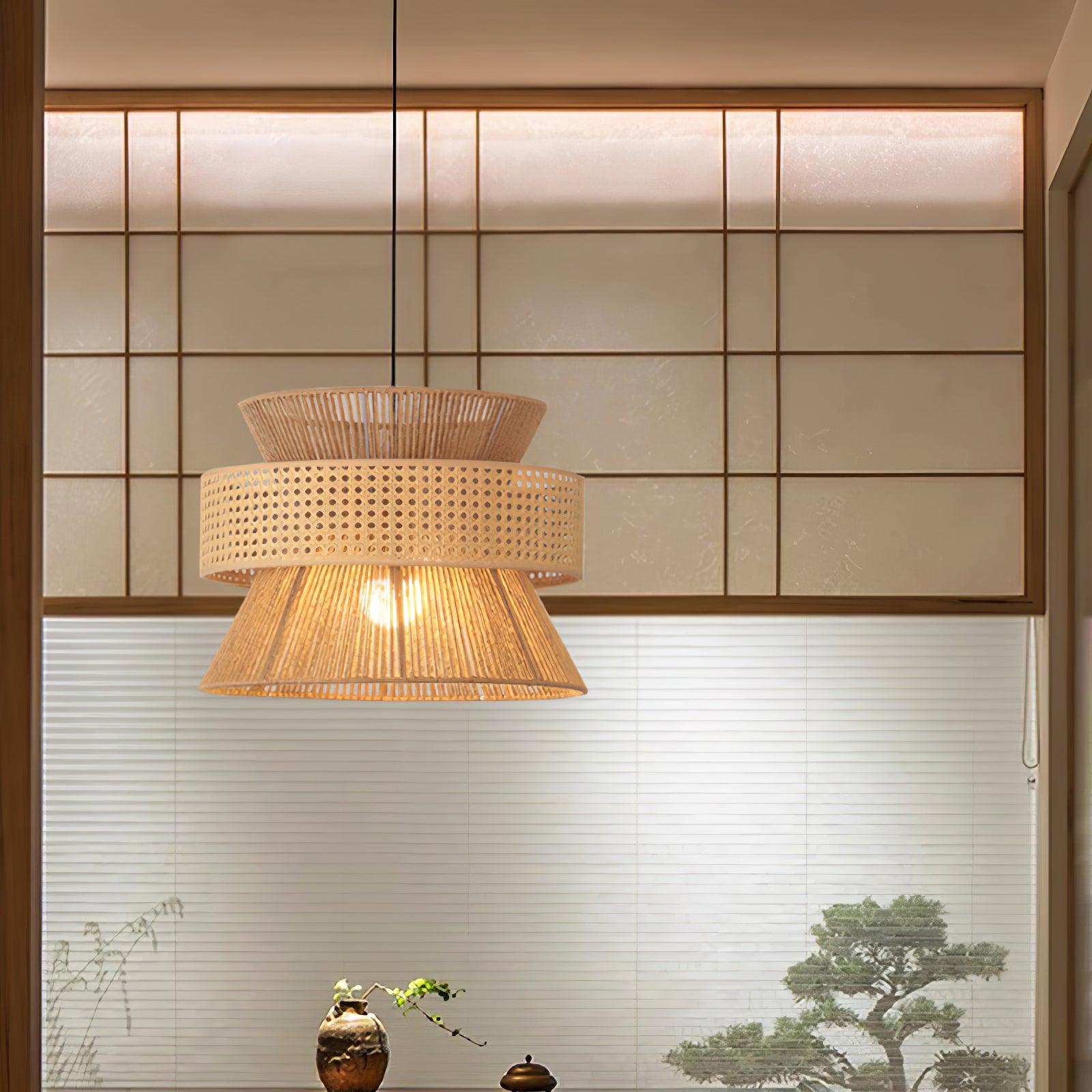 Aria Bohemian Bamboo Pendant Lamp - Letslighting