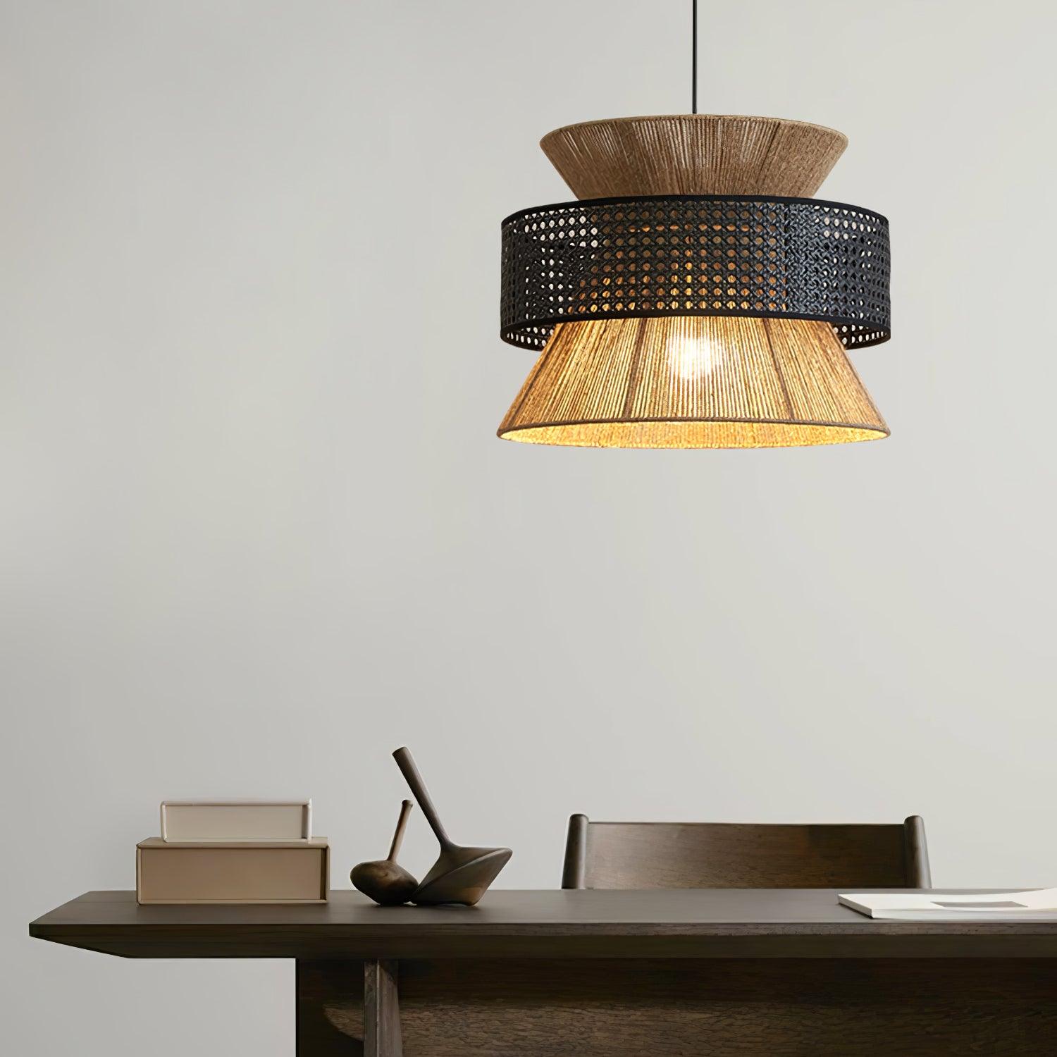 Aria Bohemian Bamboo Pendant Lamp - Letslighting