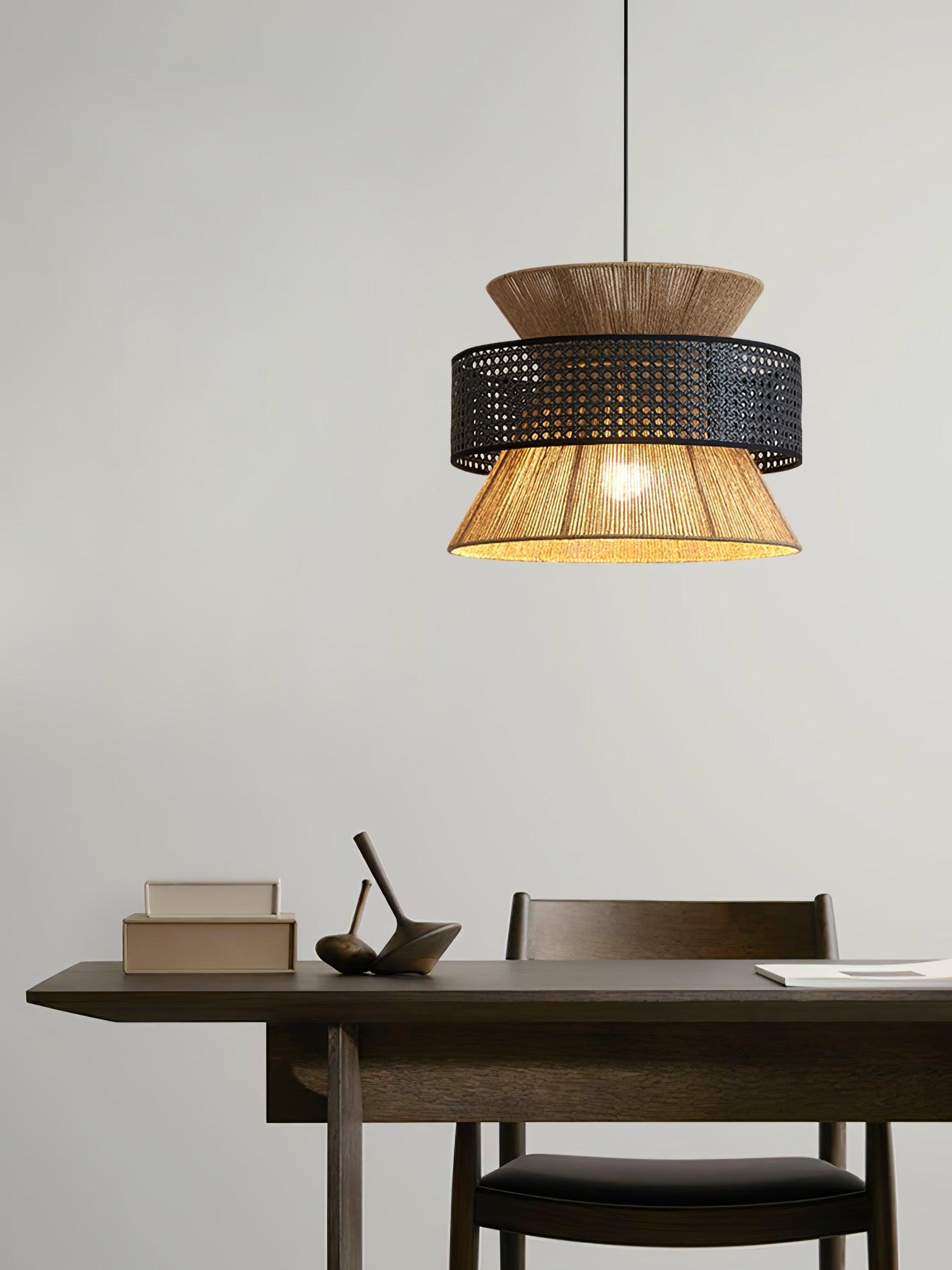 Aria Bohemian Bamboo Pendant Lamp - Letslighting