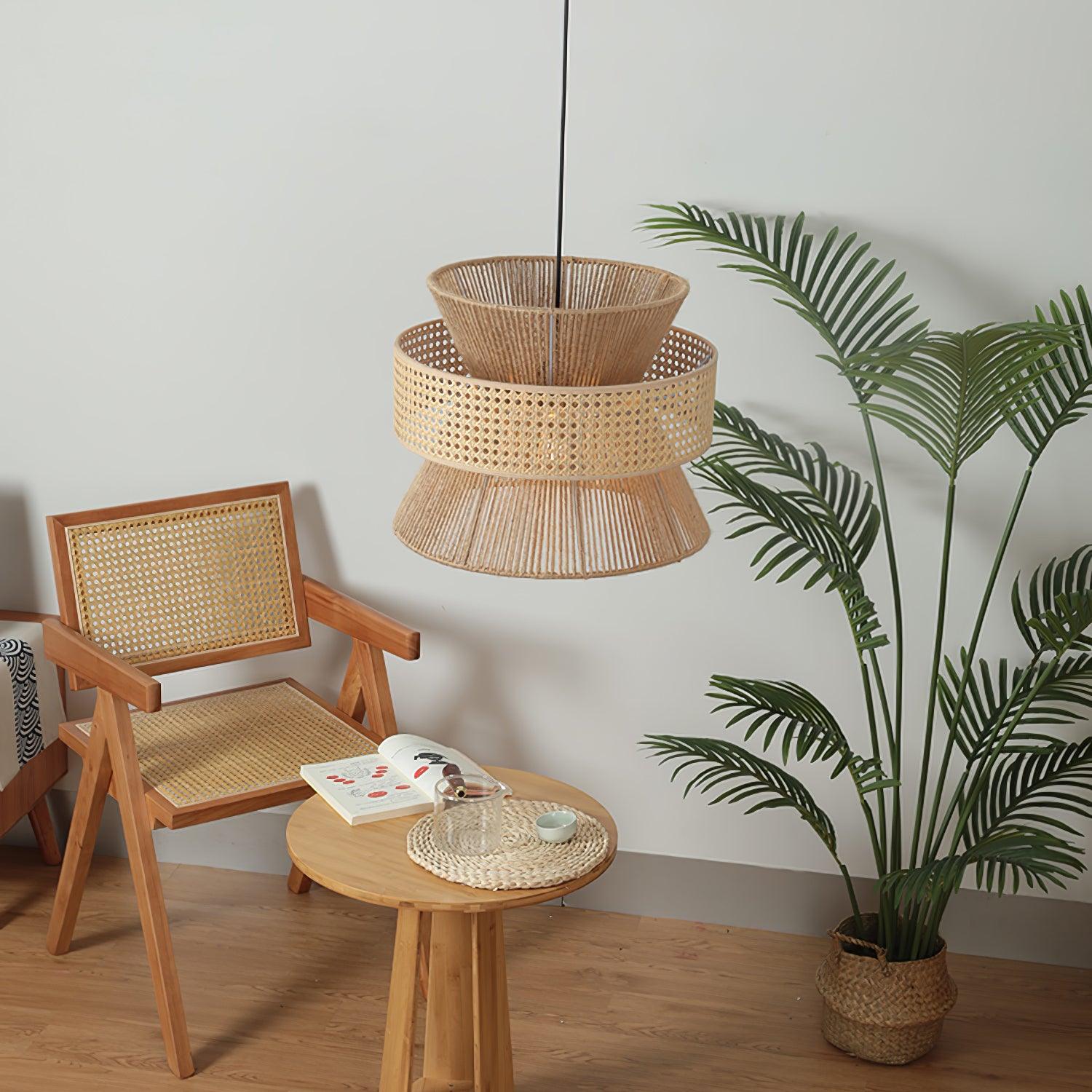 Aria Bohemian Bamboo Pendant Lamp - Letslighting