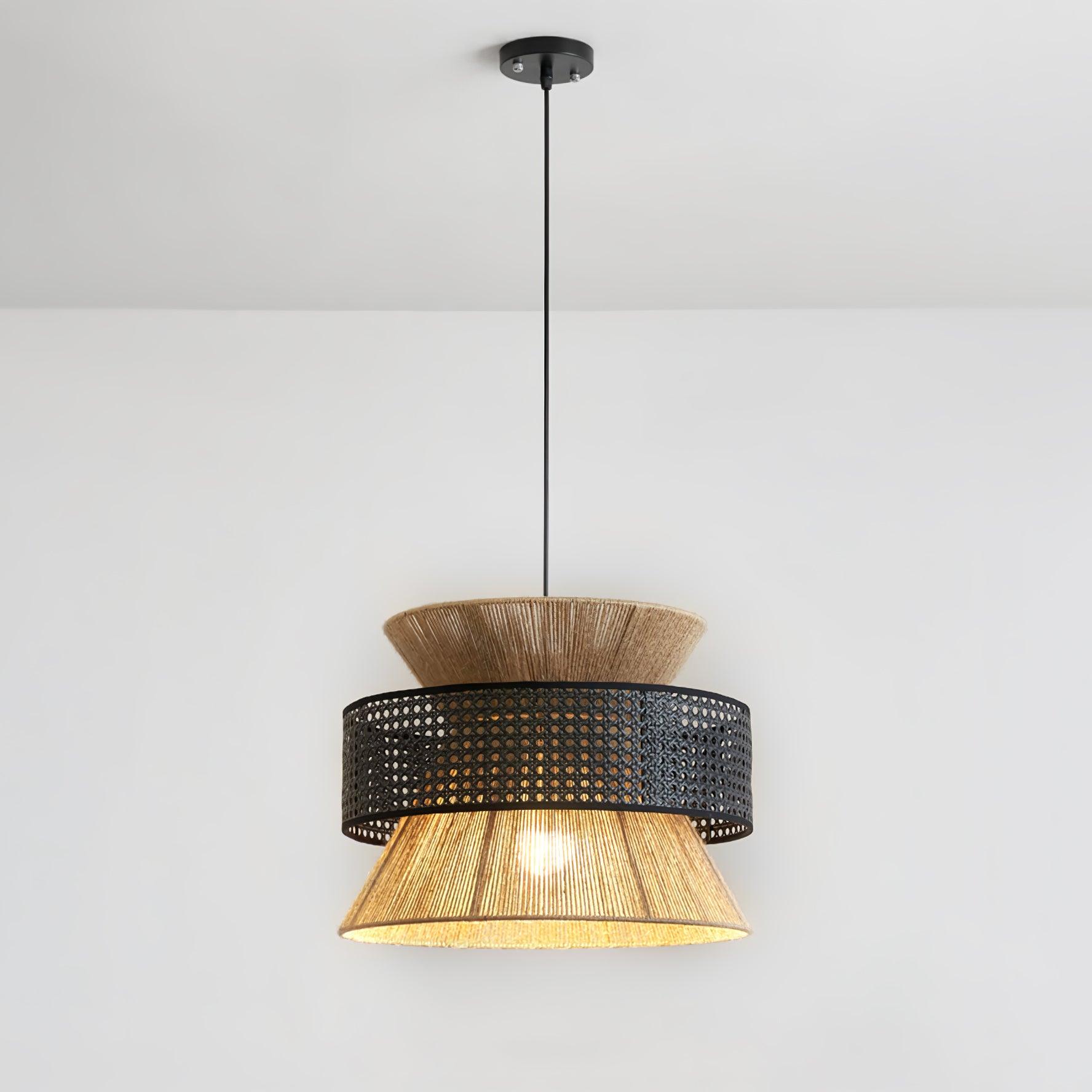Aria Bohemian Bamboo Pendant Lamp - Letslighting