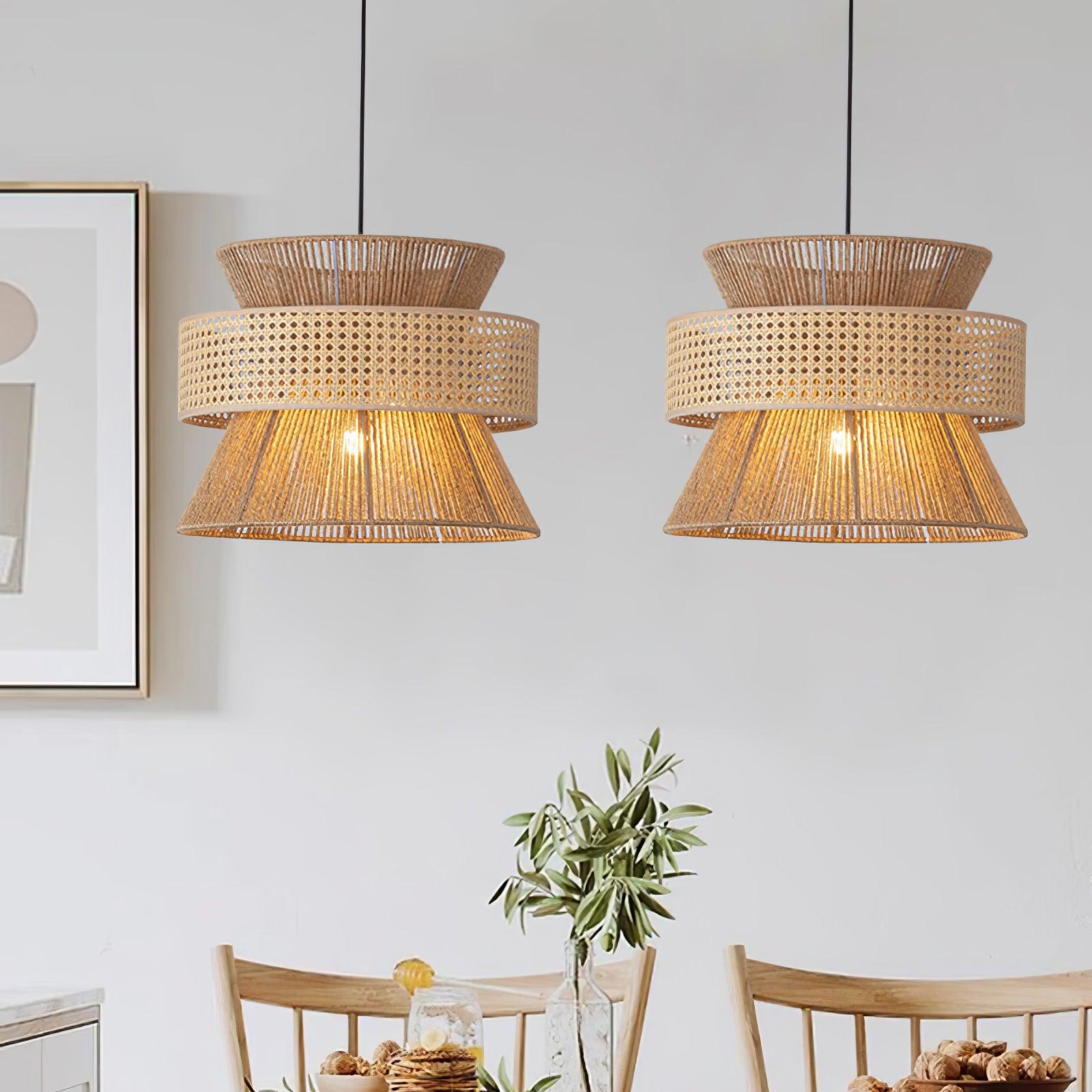 Aria Bohemian Bamboo Pendant Lamp - Letslighting