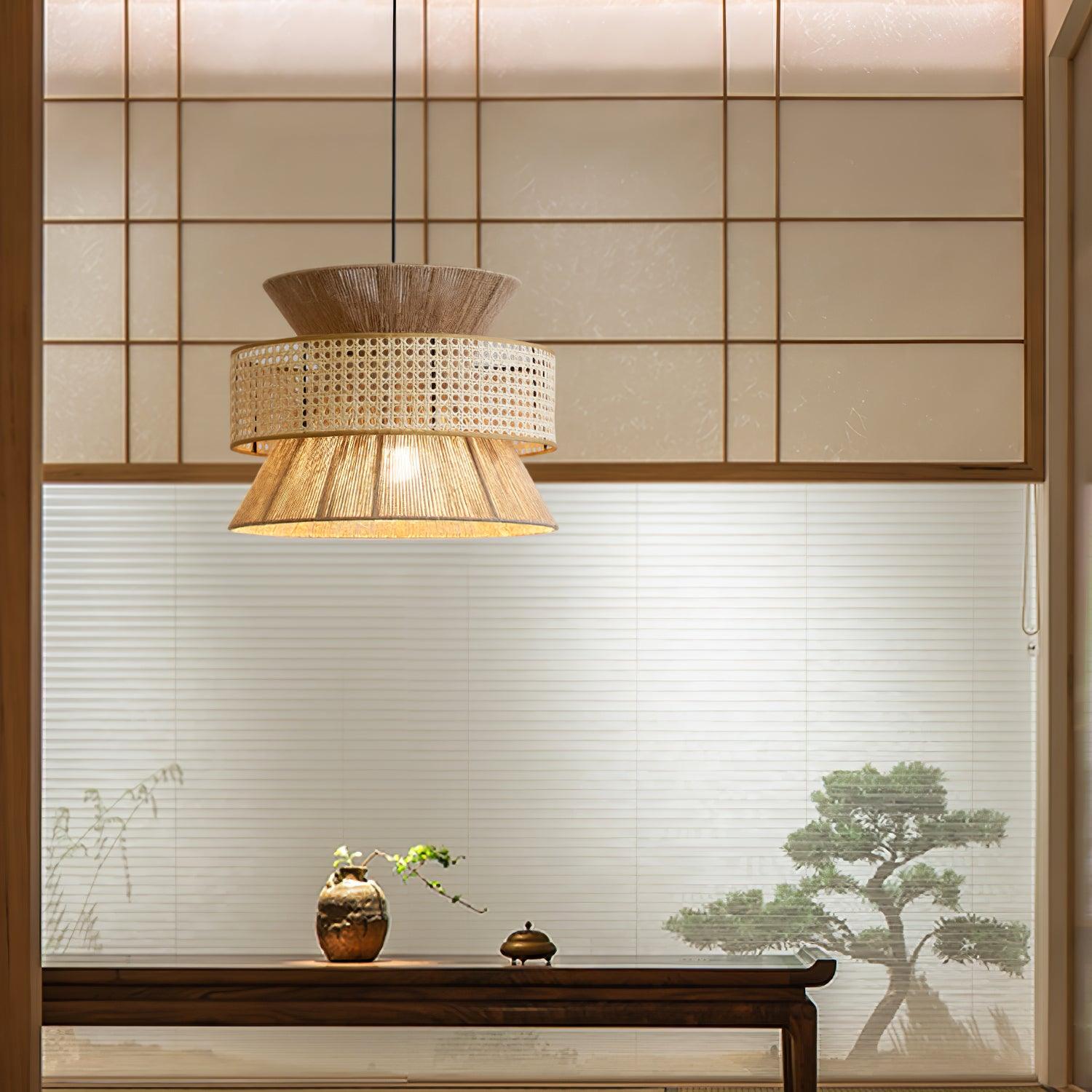 Aria Bohemian Bamboo Pendant Lamp - Letslighting