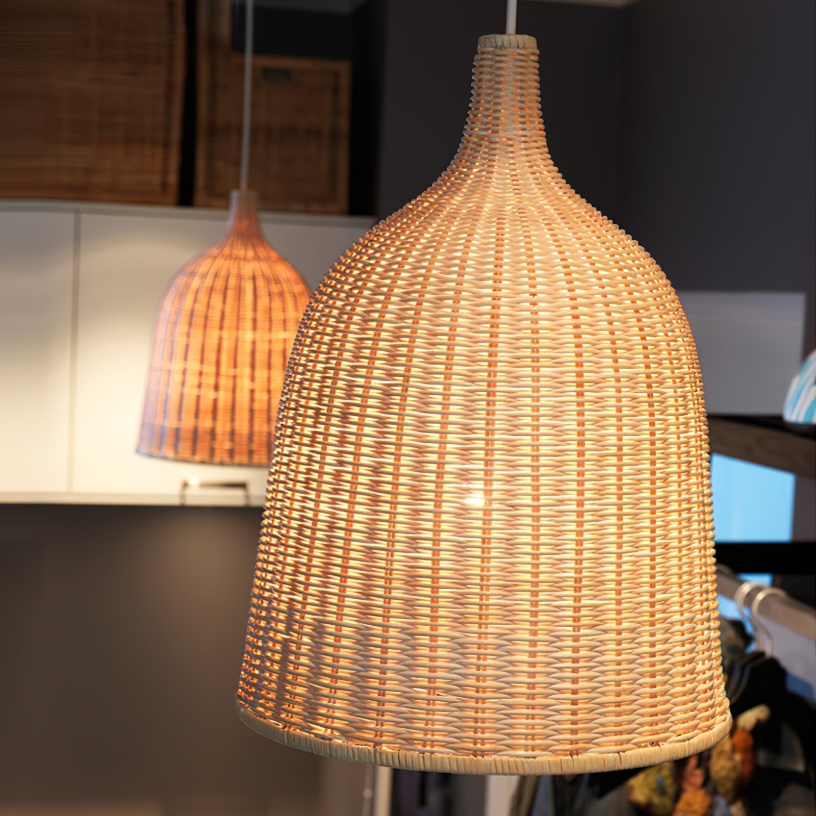 Rattan Pandent Light - Letslighting