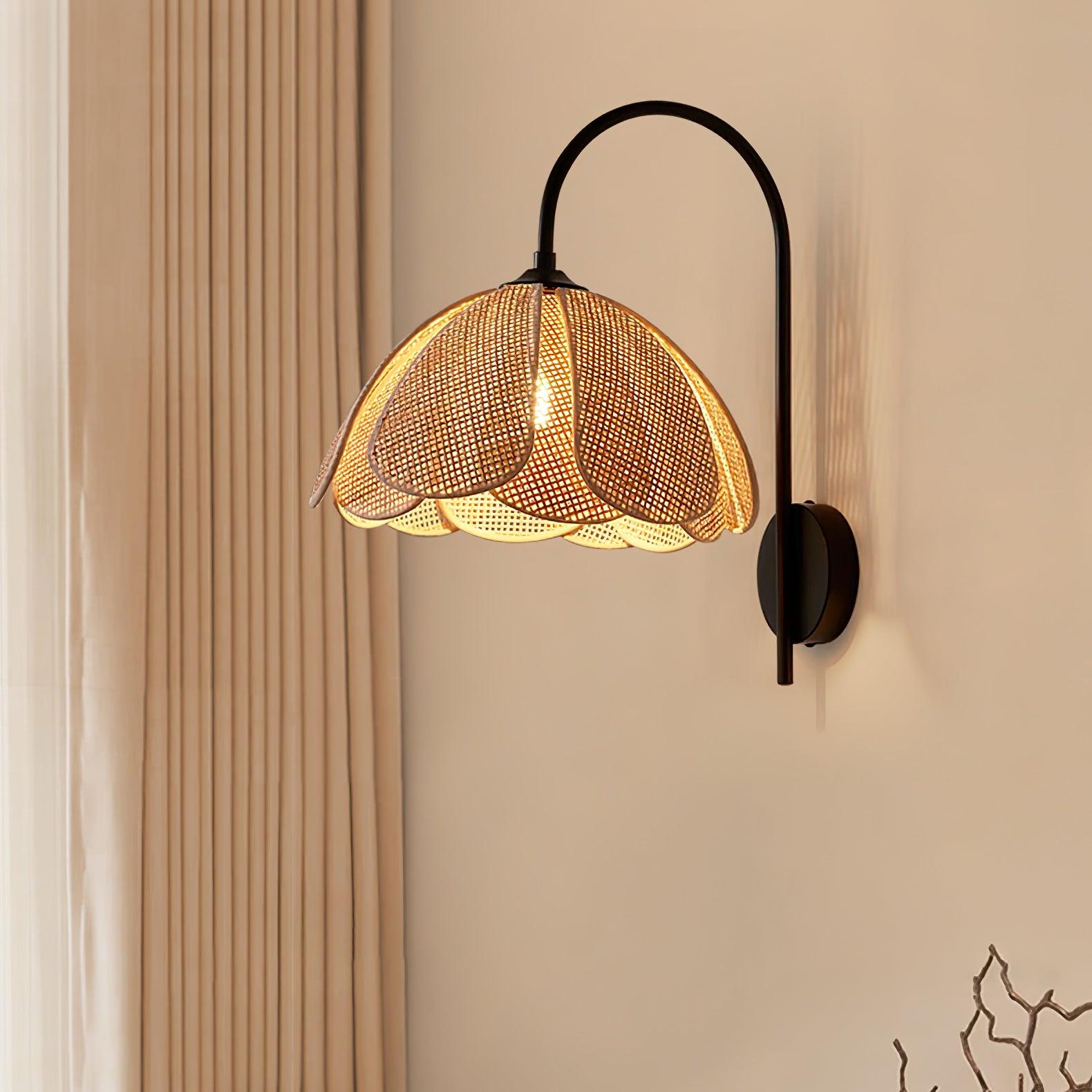 Rattan Petal Wall Lamp - Letslighting