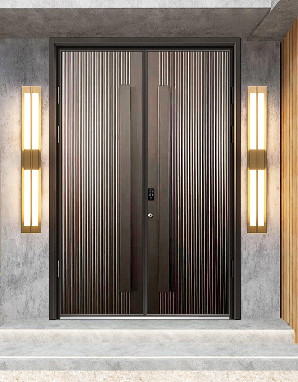 Caspian Alabaster Brass Wall Light - Letslighting