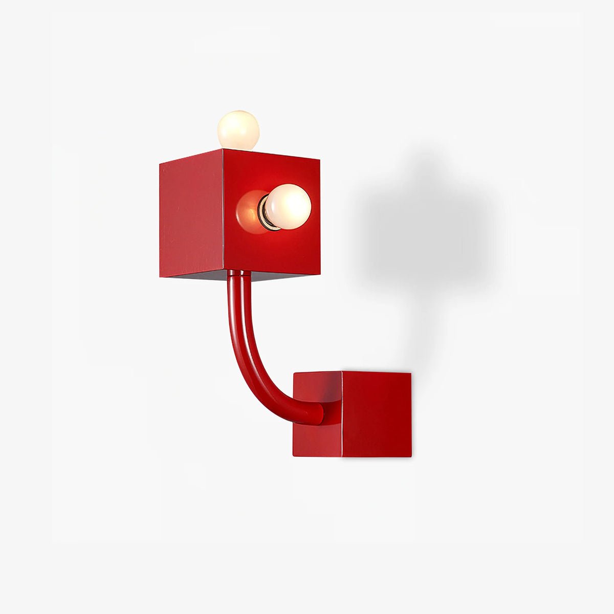 Red Cube Wall Lamp - Letslighting