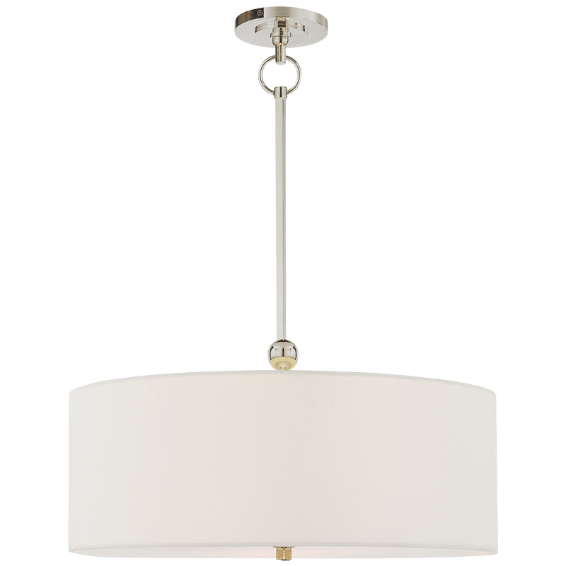 Olvynis Modern Minimalist Hanging Brass Fabric Pendant Lamp - Lamp Copper