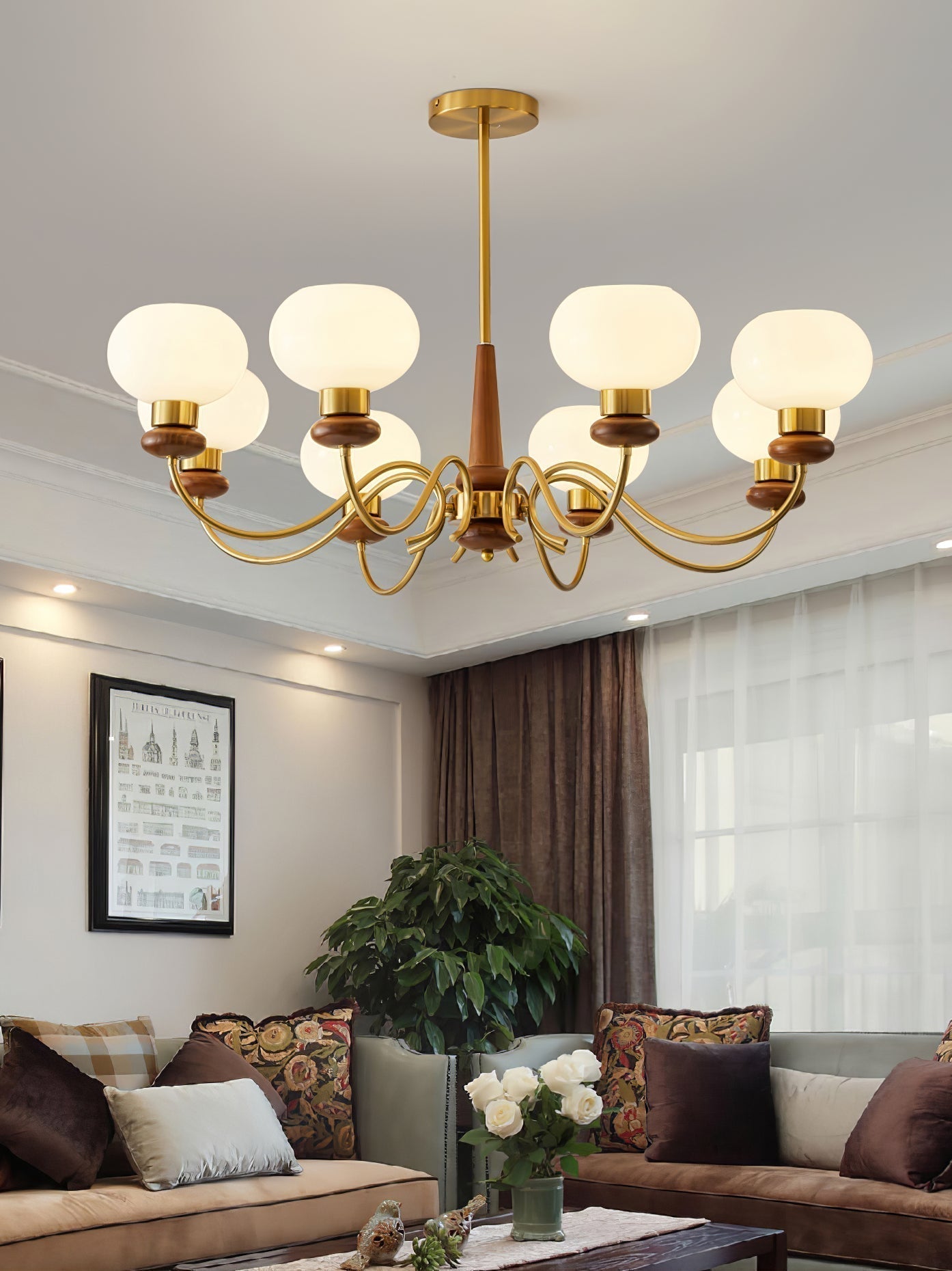 Regency Globe Chandelier - Letslighting