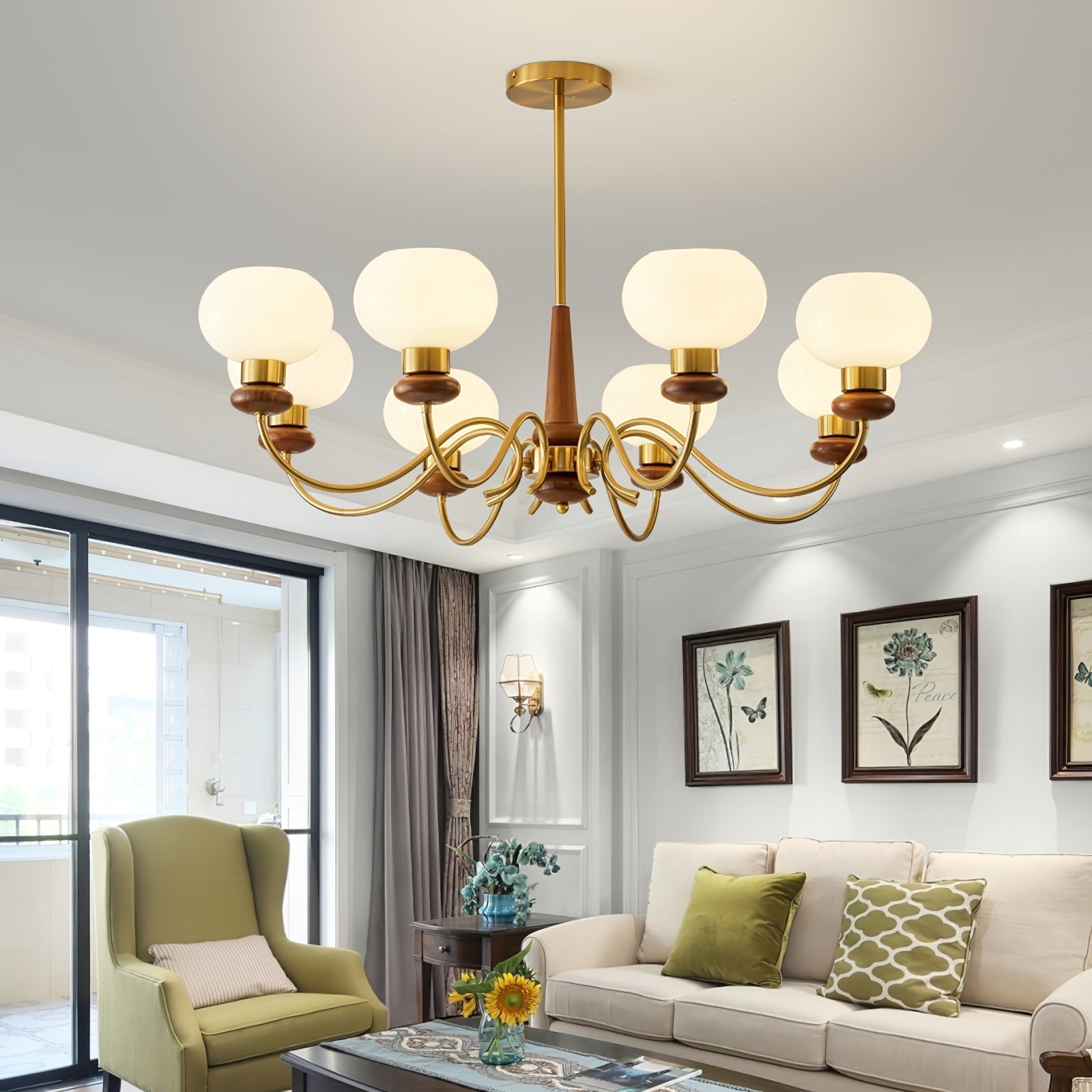 Regency Globe Chandelier - Letslighting