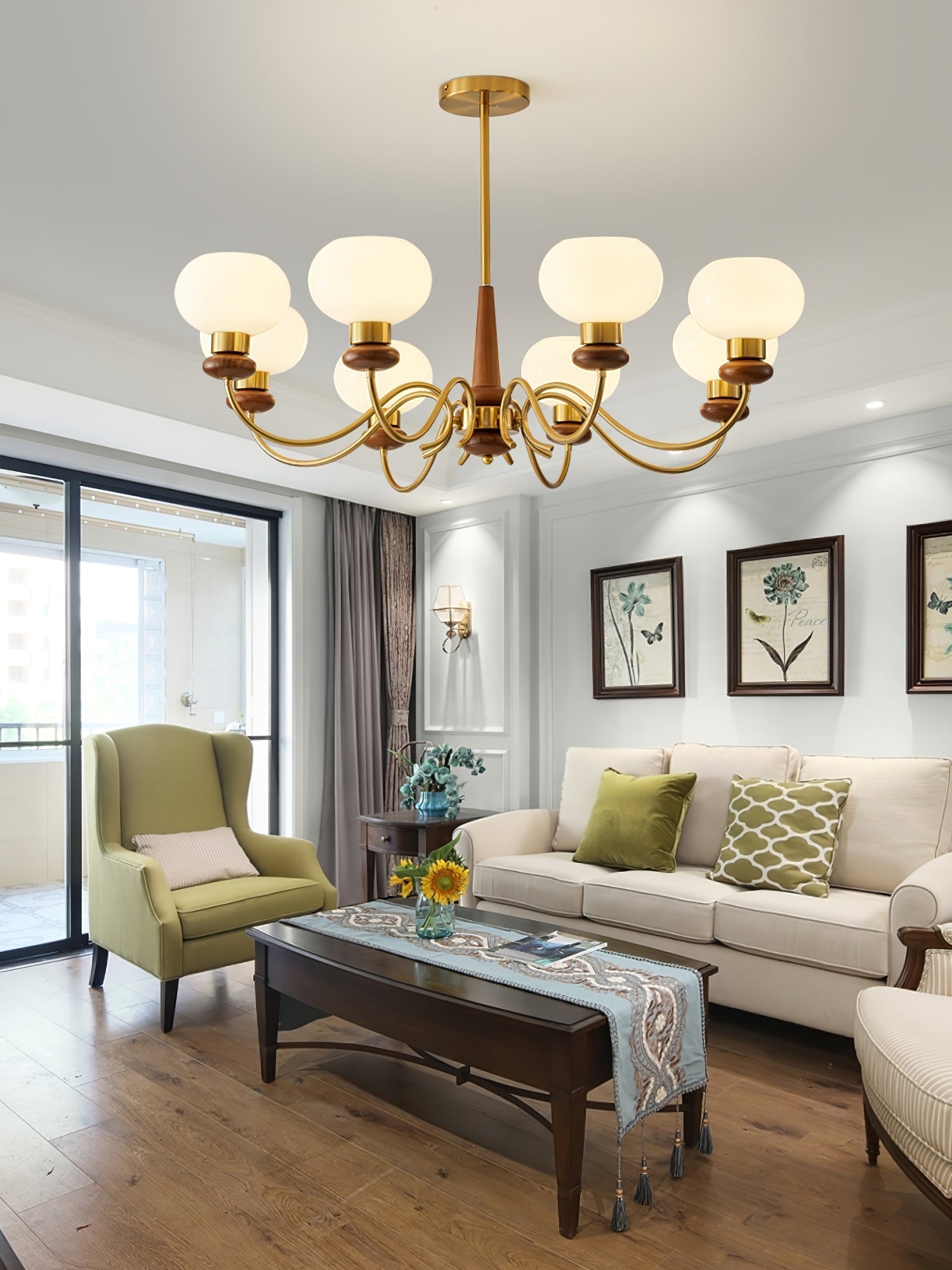 Regency Globe Chandelier - Letslighting