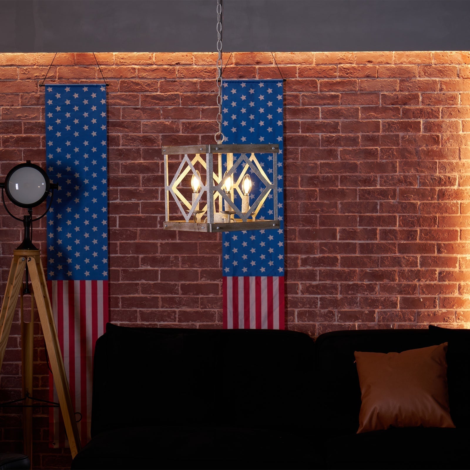 Zelaeora Individual Creativity 4 - Light Wooden Metal Pendant Lamp - Lamp Copper