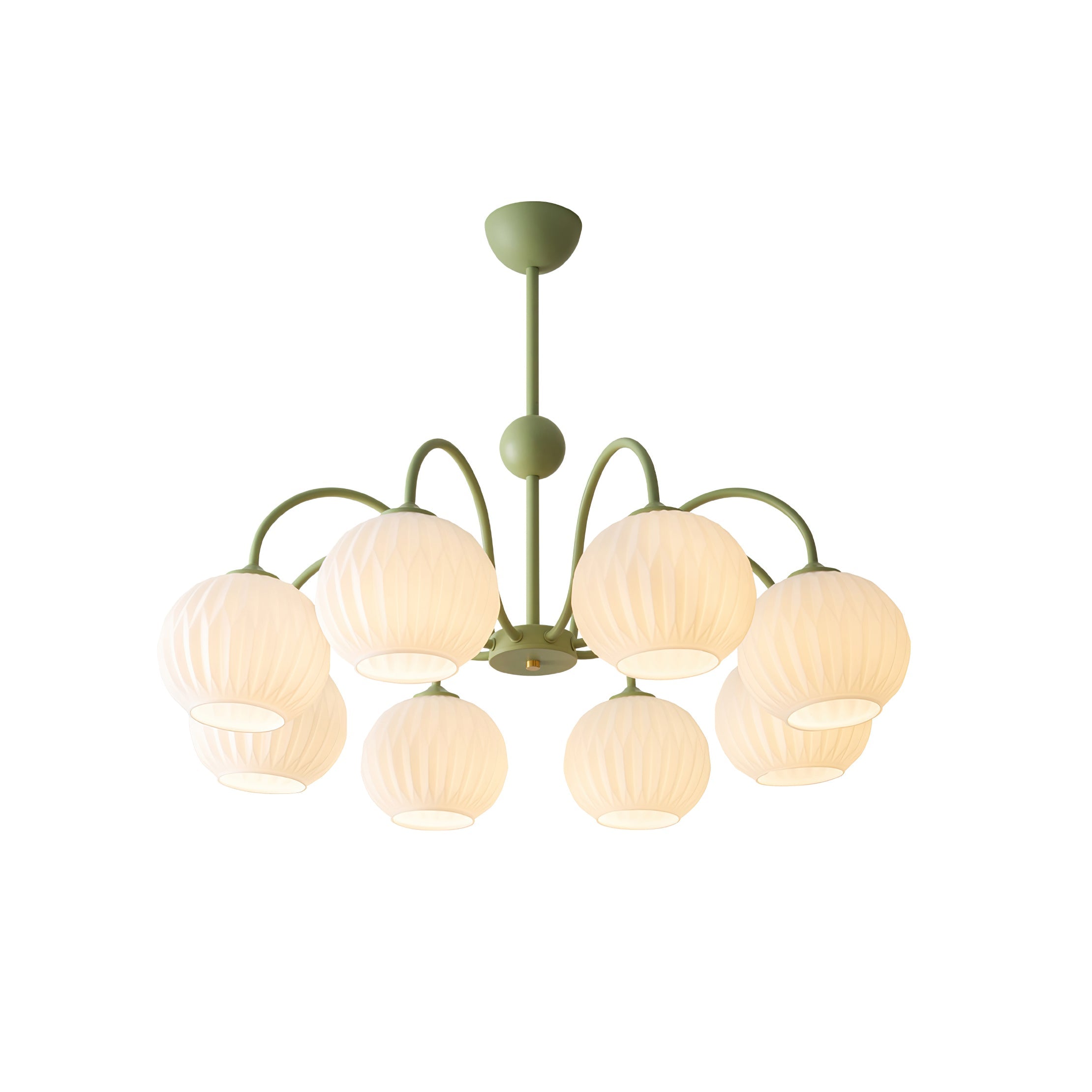 Unoryra Individual Creativity Metal Glass Chandelier - Lamp Copper