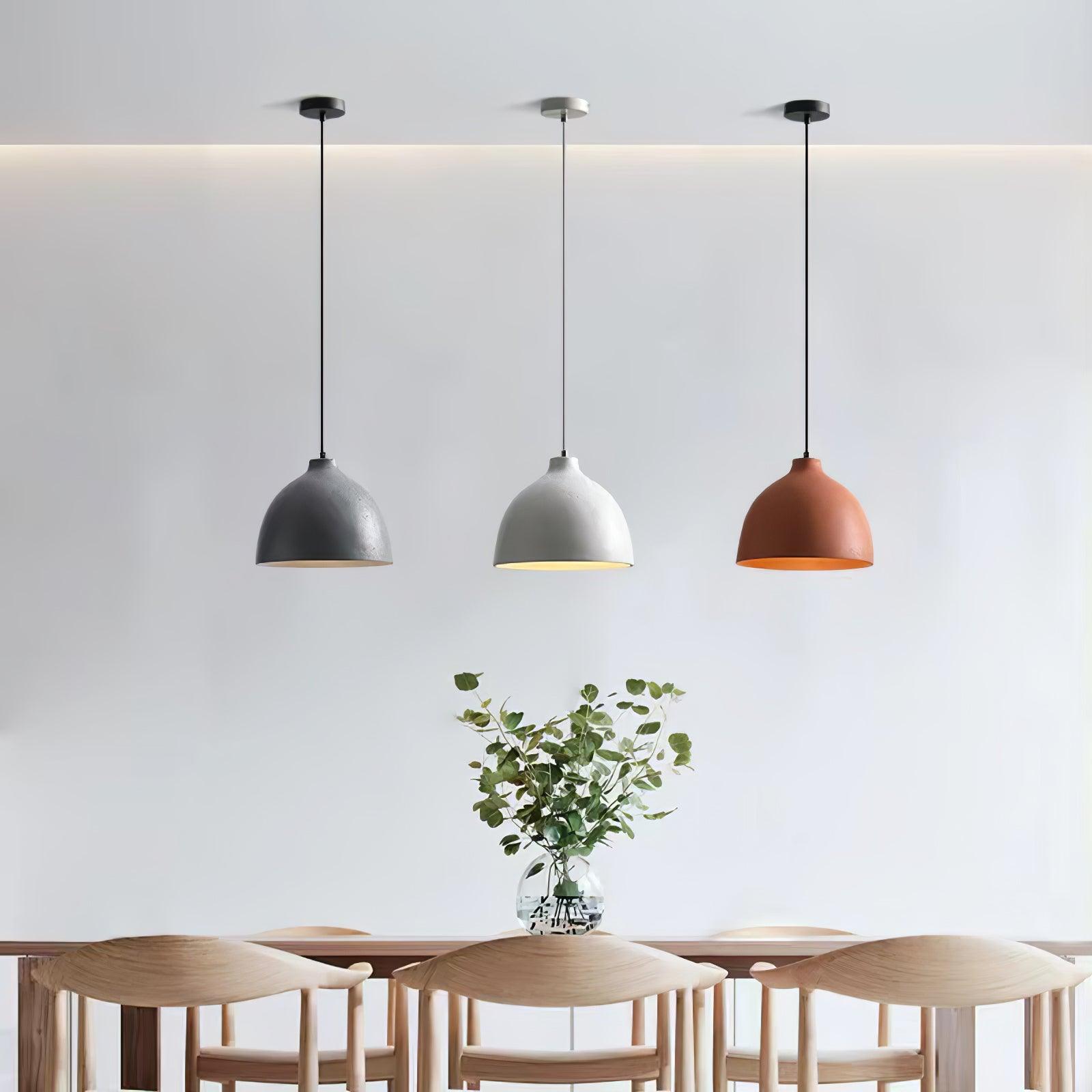 Resin Bowl Pendant Lamp - Letslighting