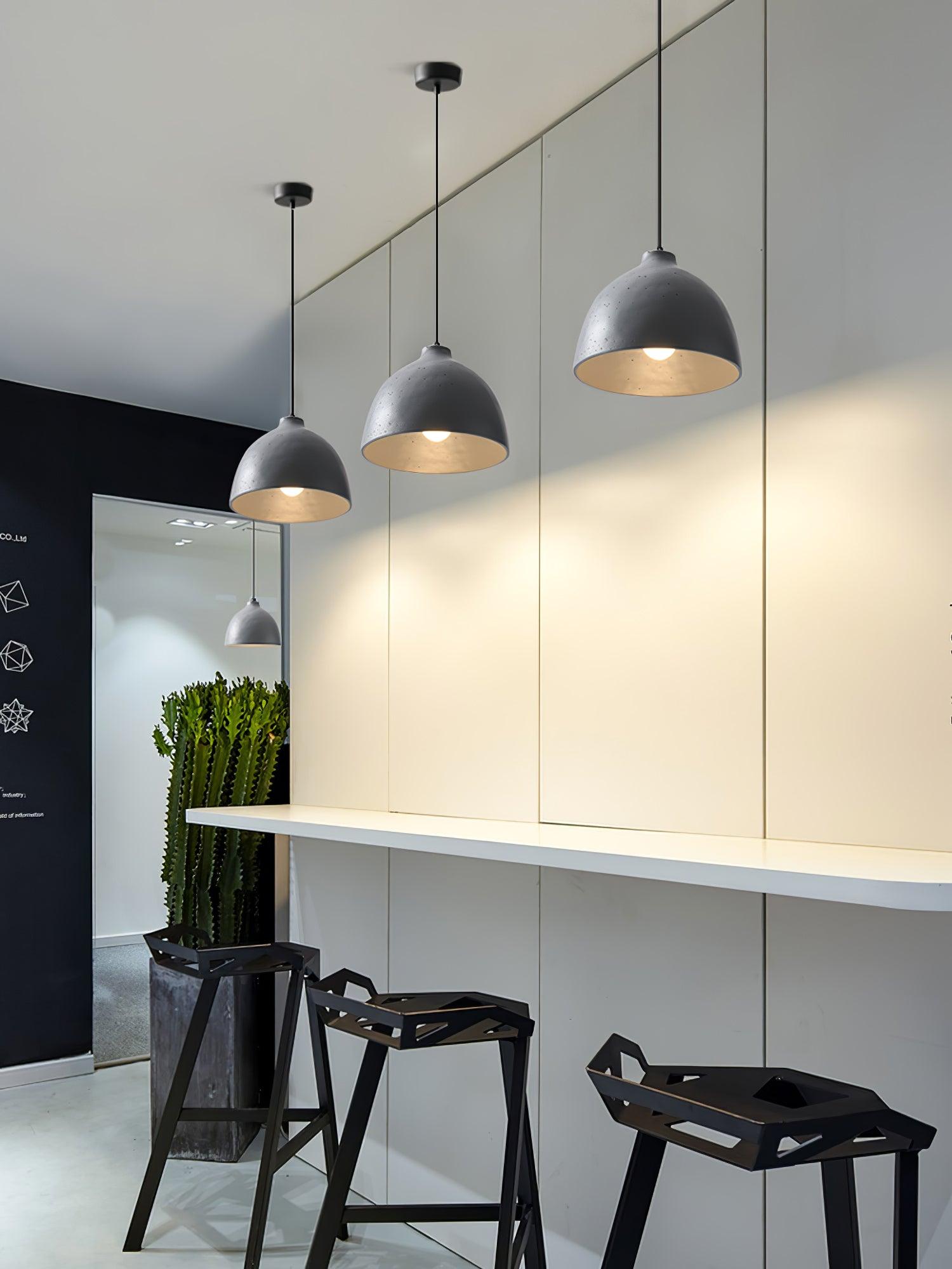 Resin Bowl Pendant Lamp - Letslighting
