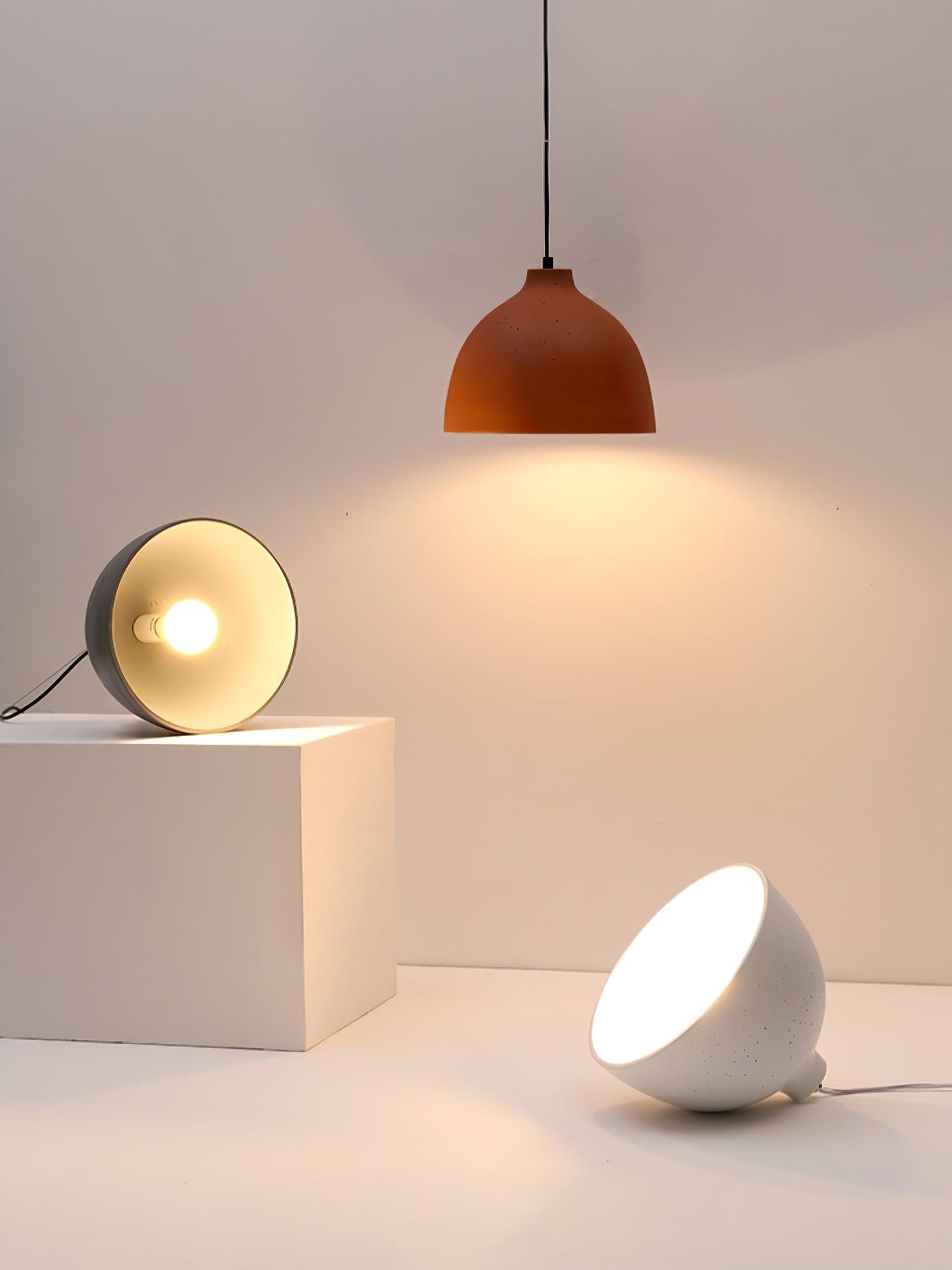Resin Bowl Pendant Lamp - Letslighting