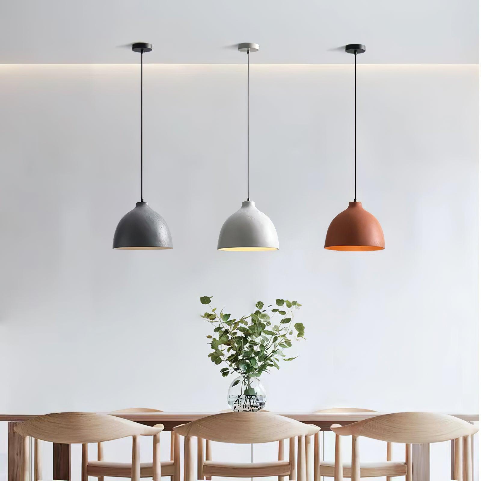 Resin Bowl Pendant Lamp - Letslighting