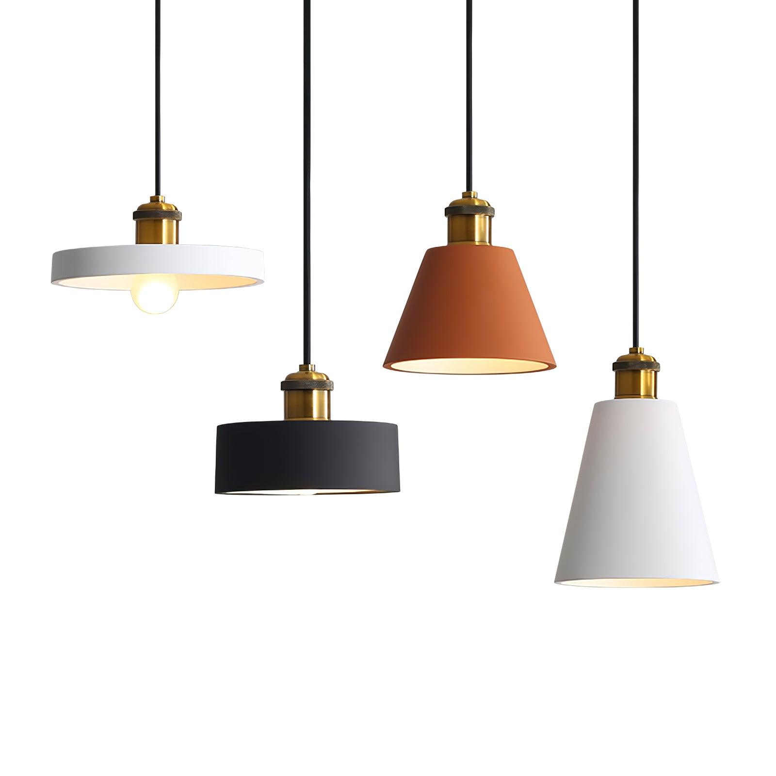 Resin Geometric Pendant Lamp - Letslighting
