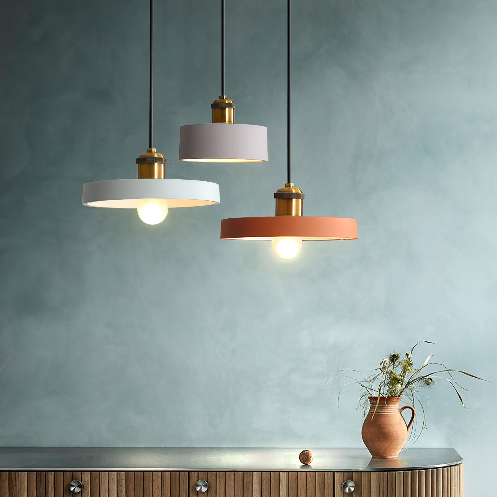Resin Geometric Pendant Lamp - Letslighting