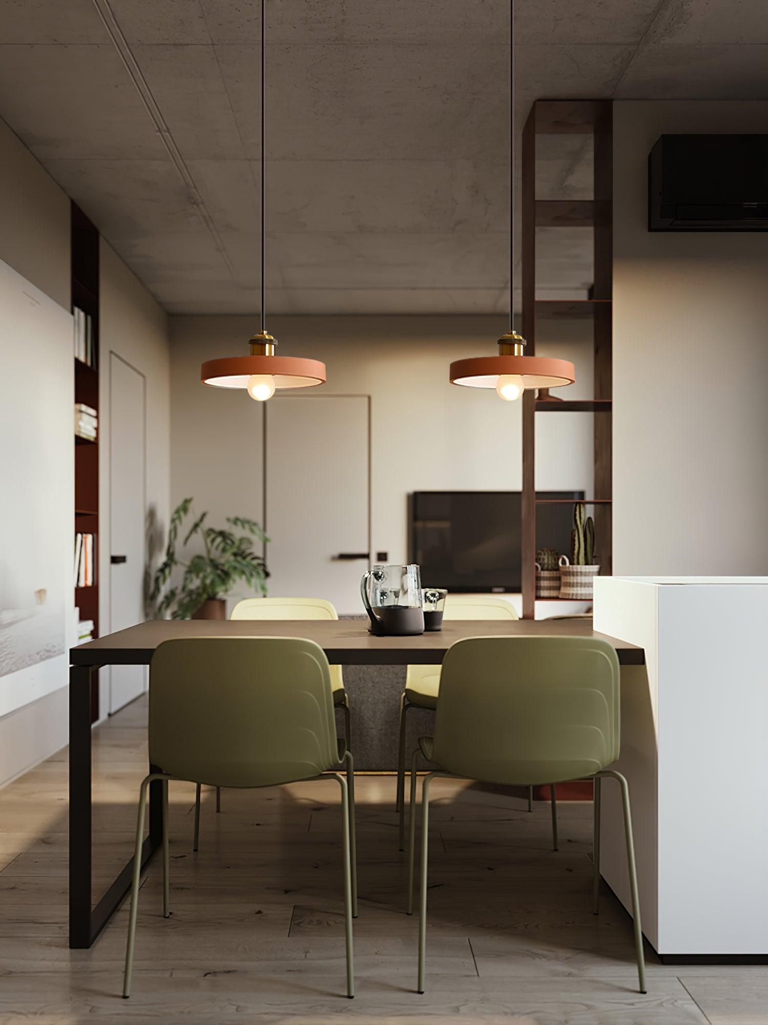 Resin Geometric Pendant Lamp - Letslighting