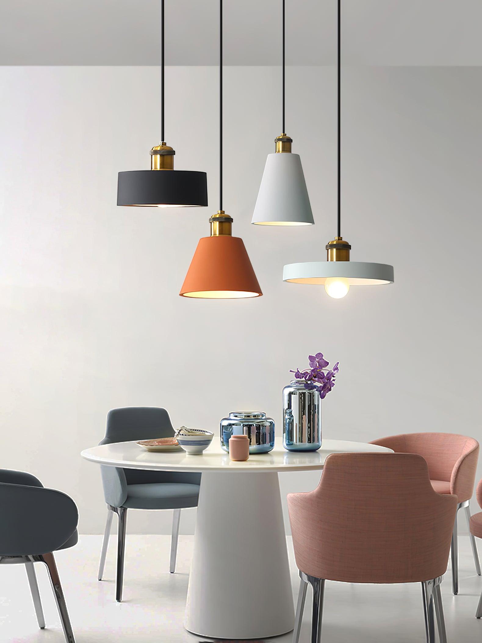 Resin Geometric Pendant Lamp - Letslighting
