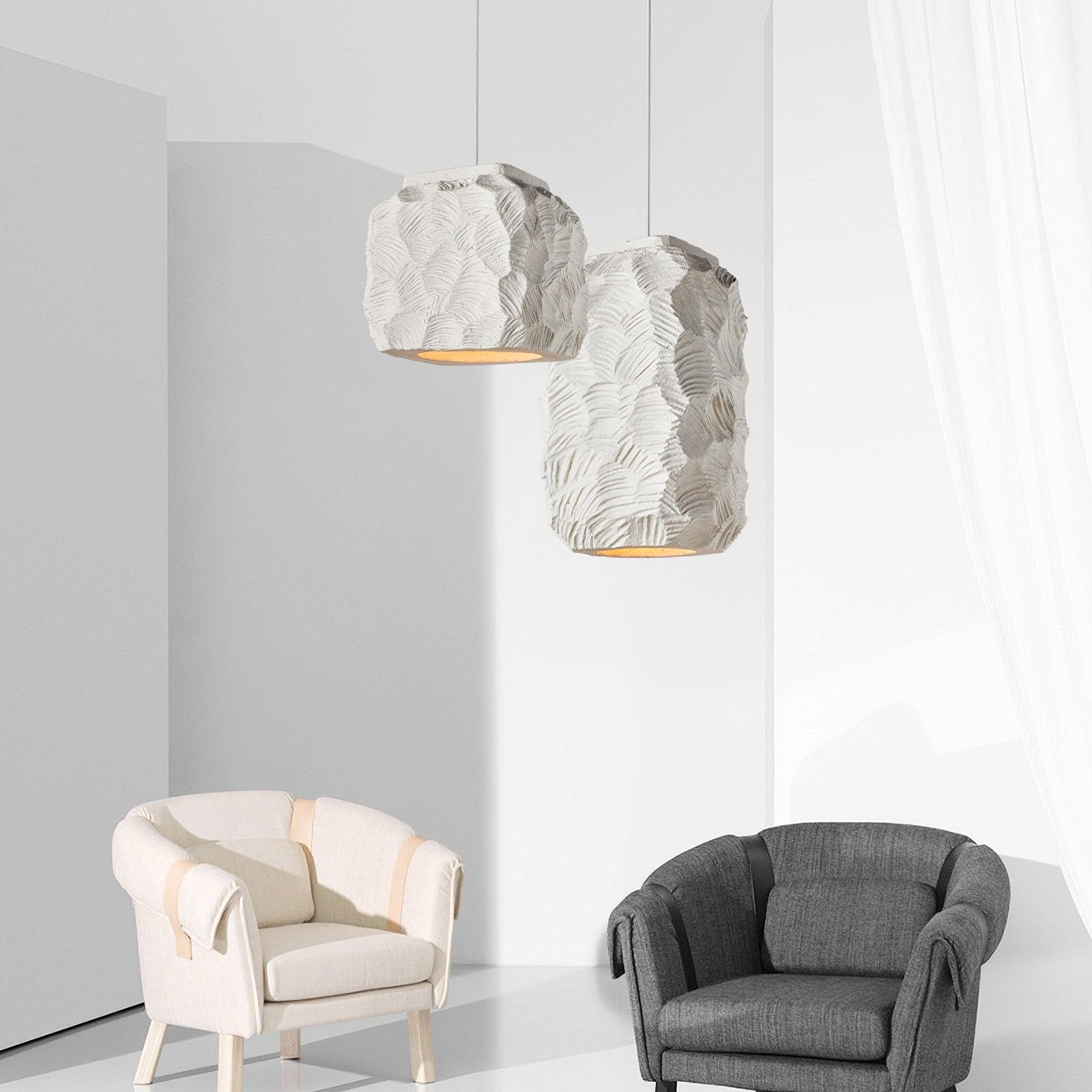 Resin Geometry Pendant Lamp - Letslighting