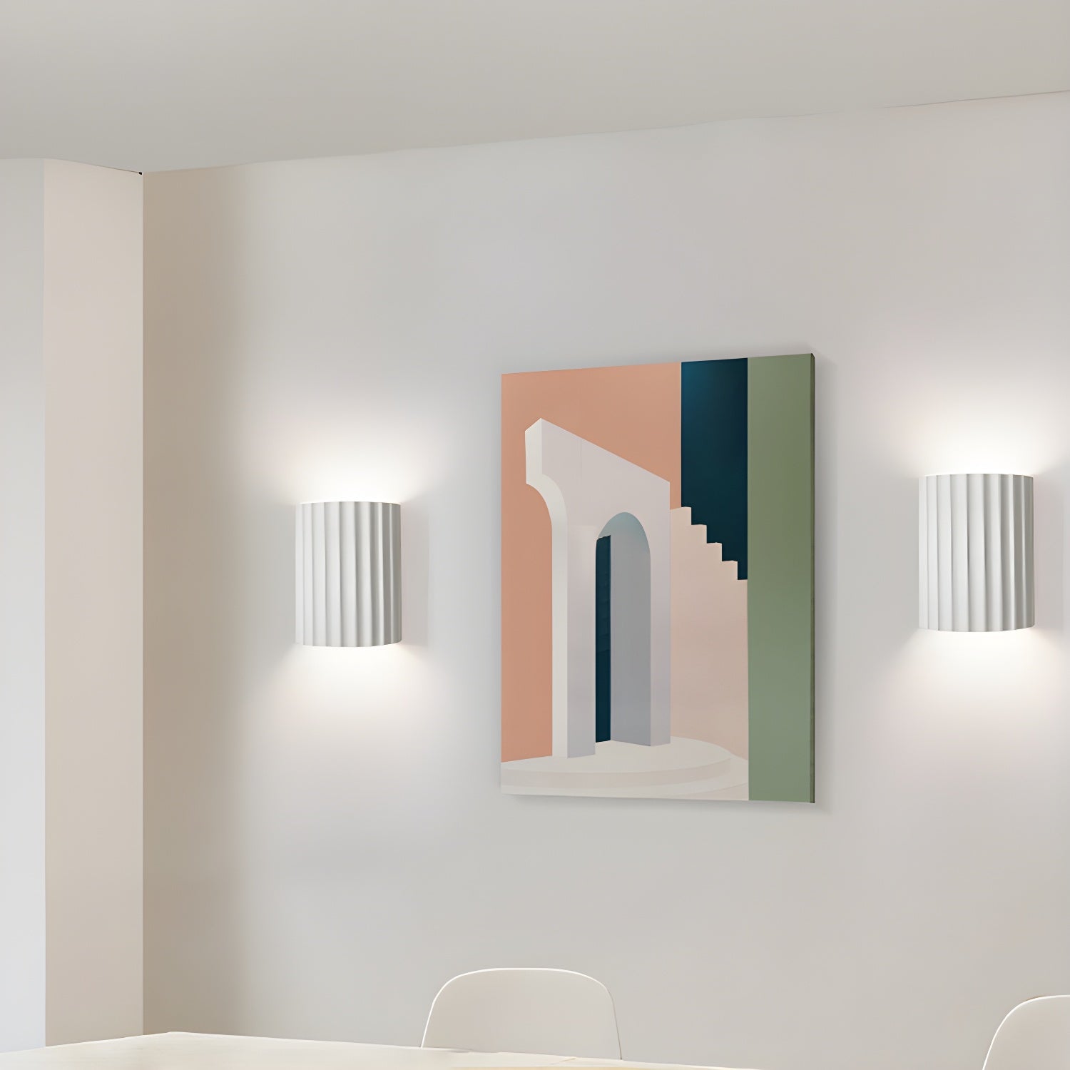 Resin Ribbed Wall Lamp - Letslighting