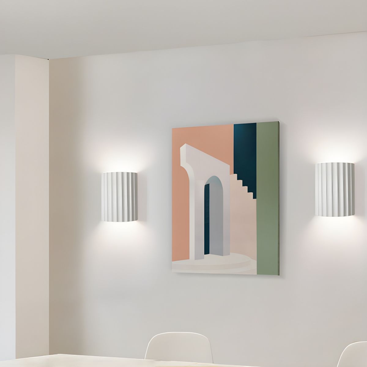 Resin Ribbed Wall Lamp - Letslighting
