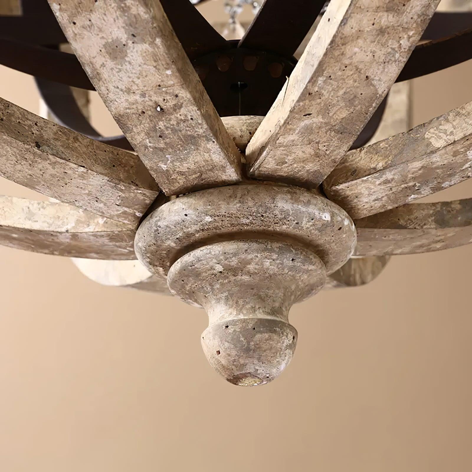 Retro Globe Weathered Chandelier - Letslighting