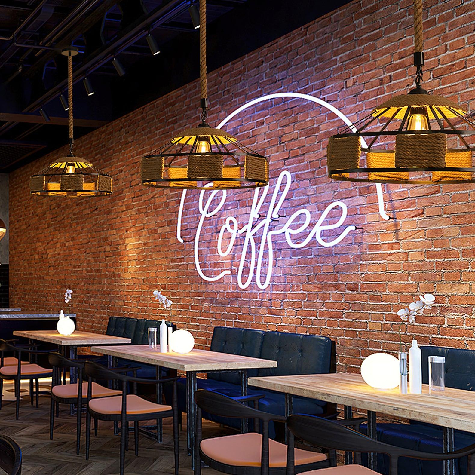 Retro Hemp Rope Exquisite Pendant Light - Letslighting