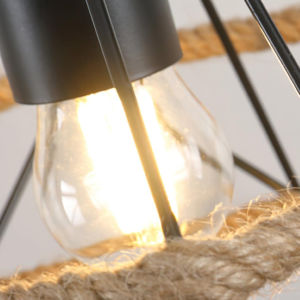 Retro Hemp Rope Exquisite Pendant Light - Letslighting