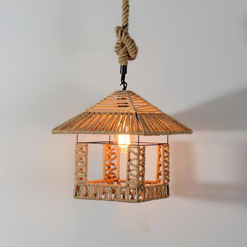 Retro Hemp Rope Exquisite Pendant Light - Letslighting