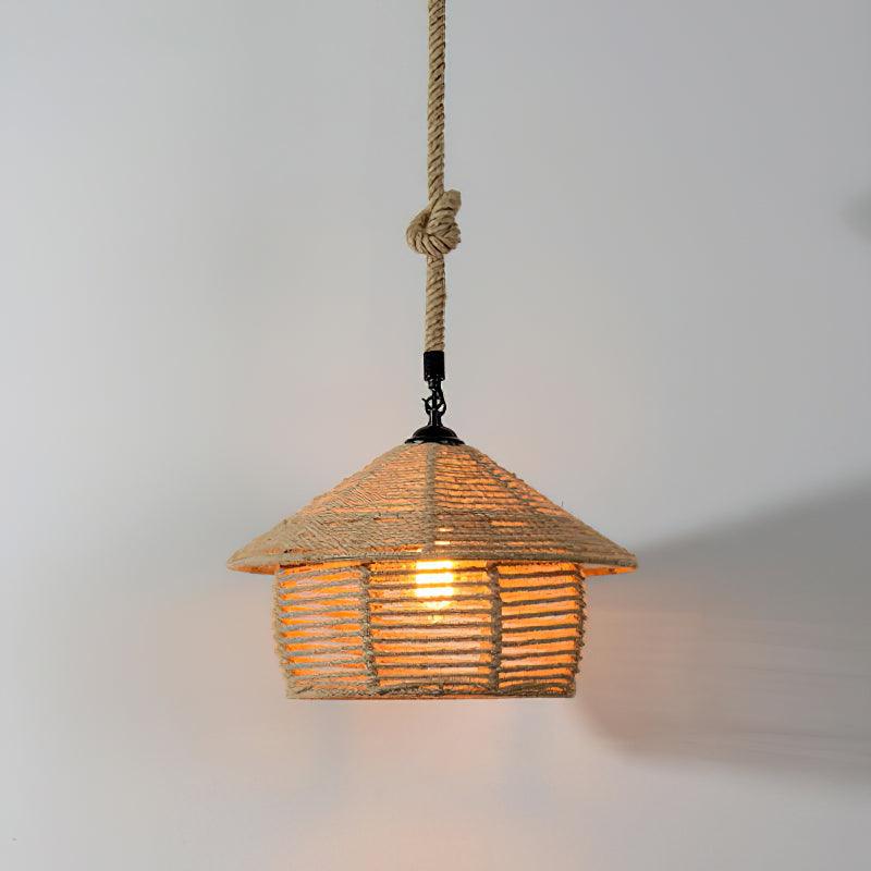 Retro Hemp Rope Exquisite Pendant Light - Letslighting