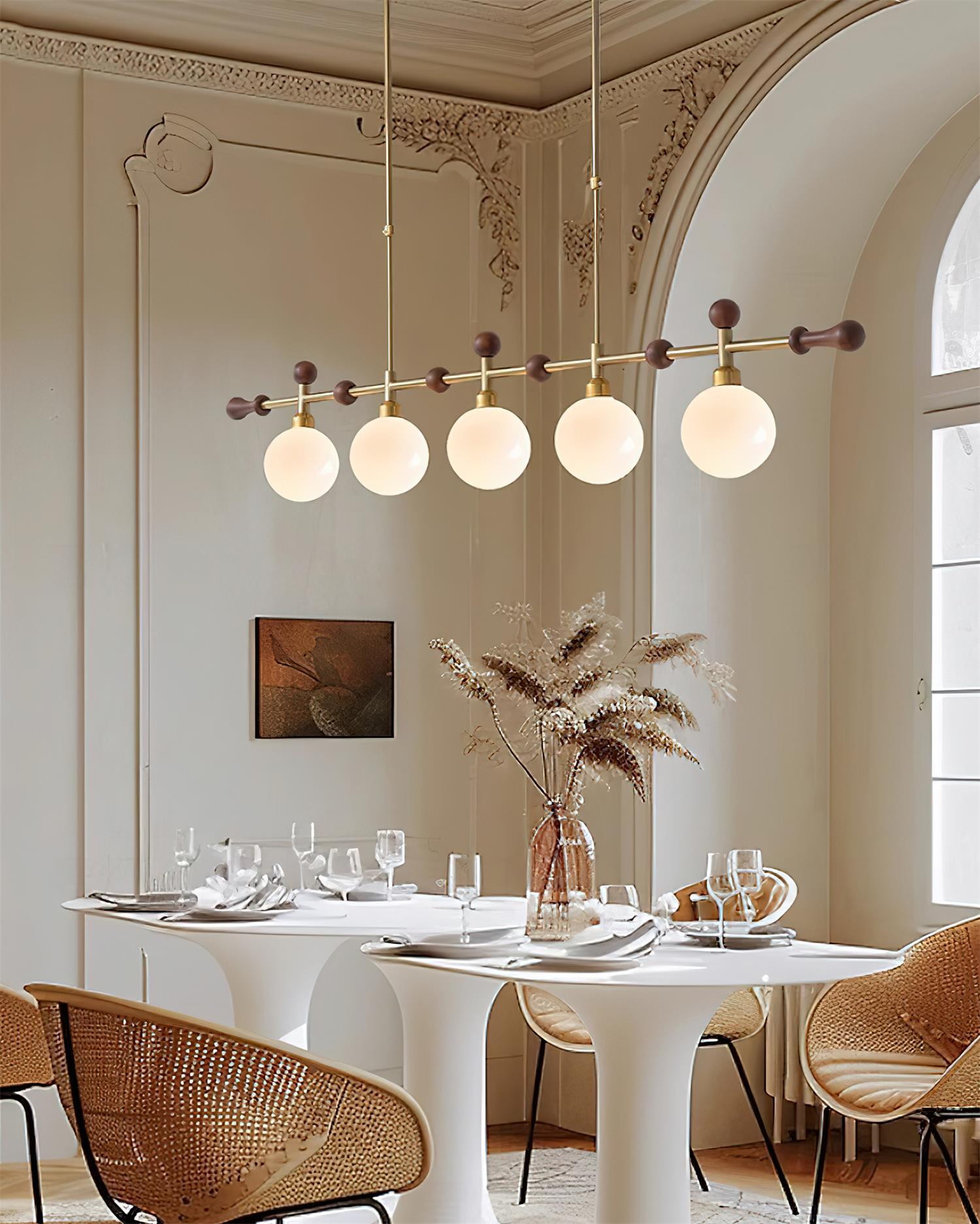 Chandelier Linear Globe LED/Incandescent for Dining Room Kitchen Island - Letslighting