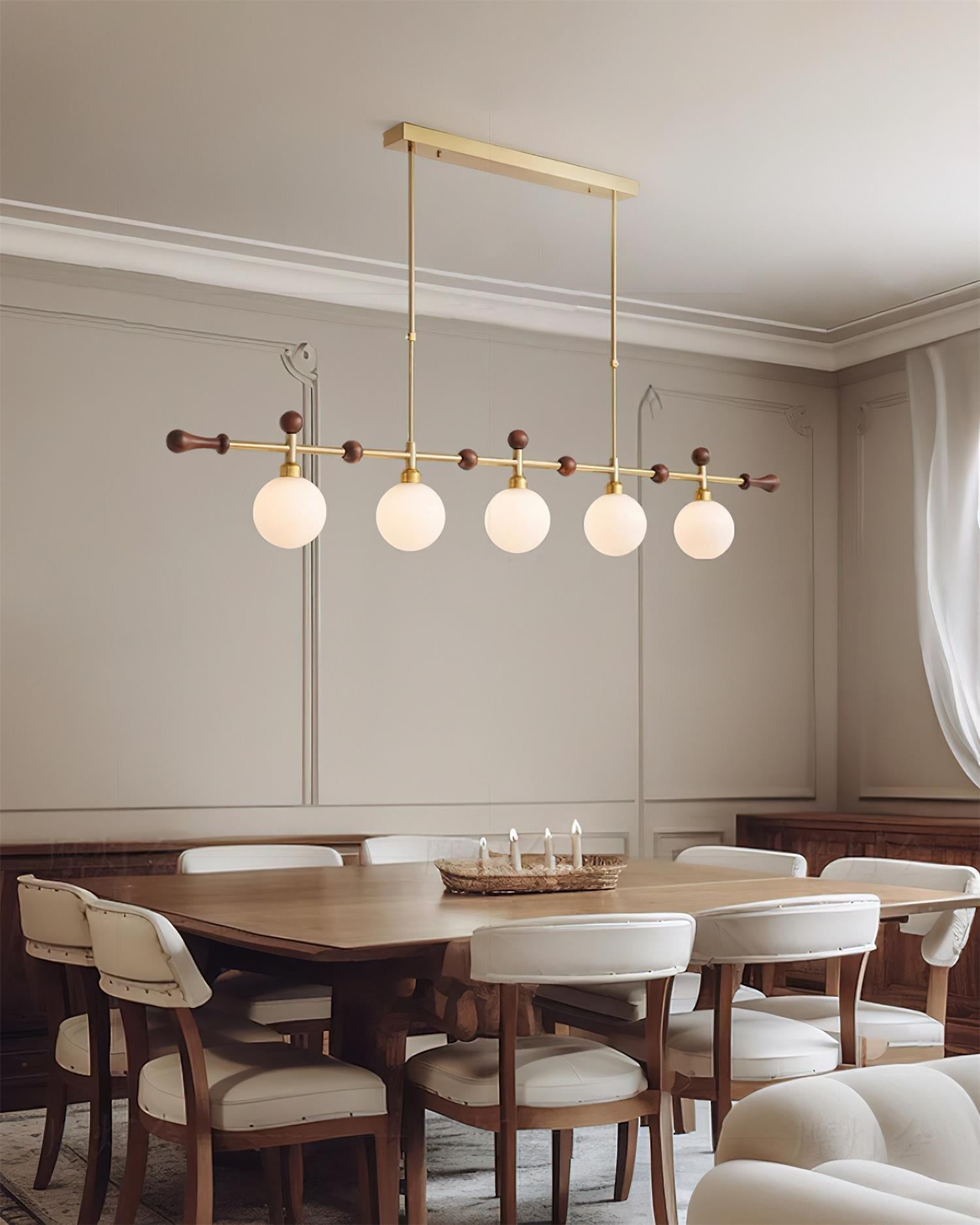 Chandelier Linear Globe LED/Incandescent for Dining Room Kitchen Island - Letslighting